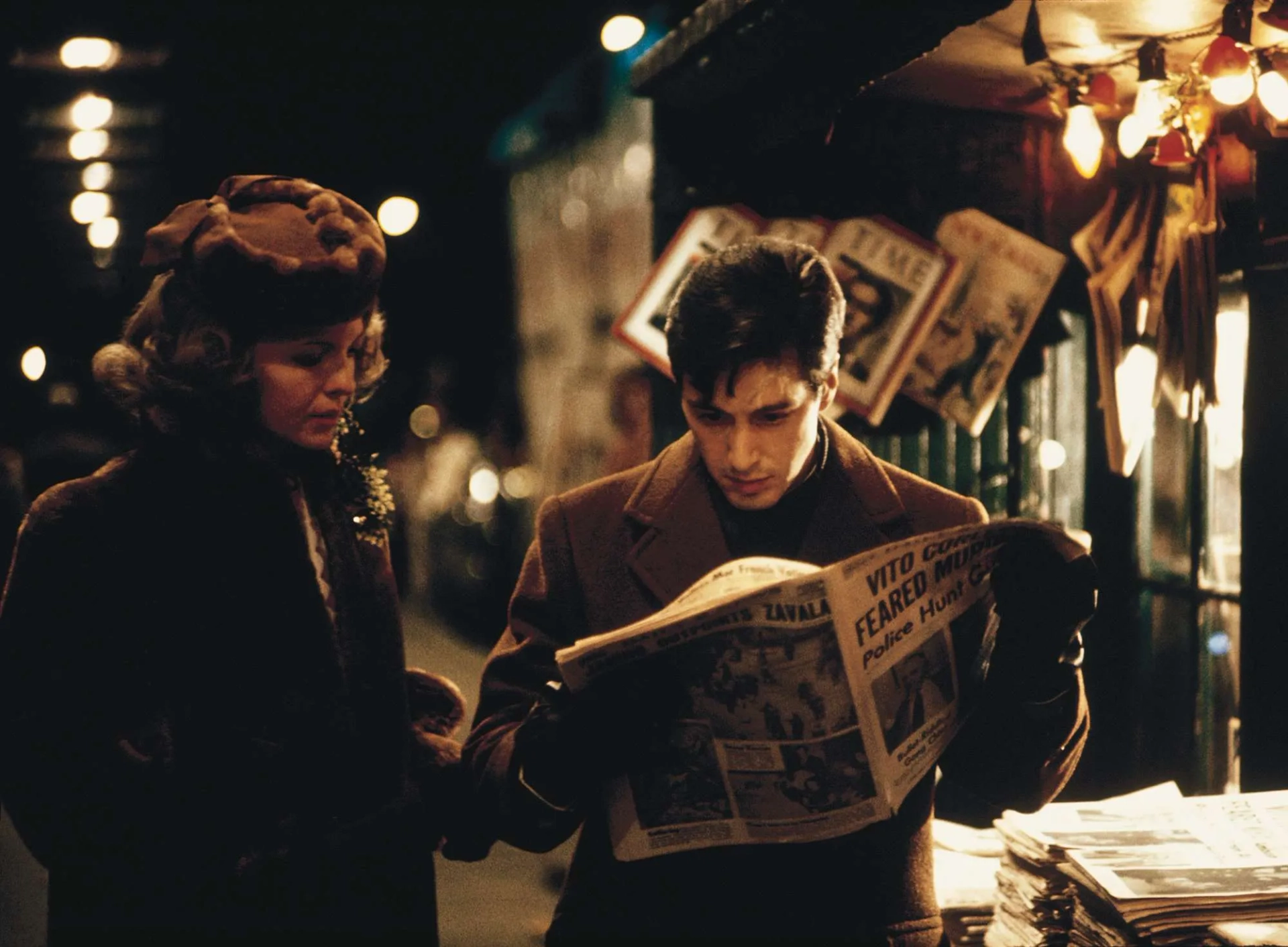 Al Pacino and Diane Keaton in The Godfather (1972)