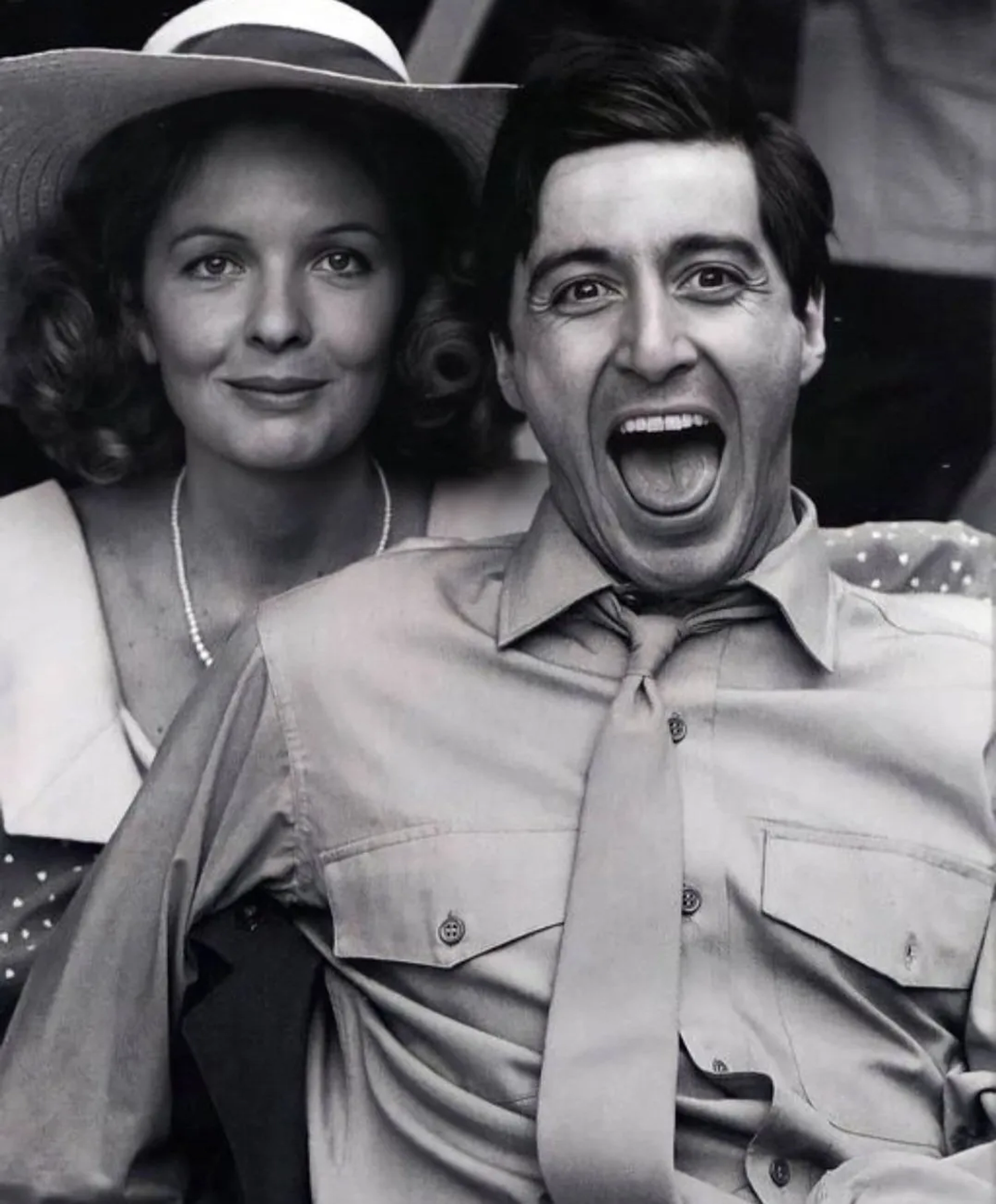 Al Pacino and Diane Keaton in The Godfather (1972)