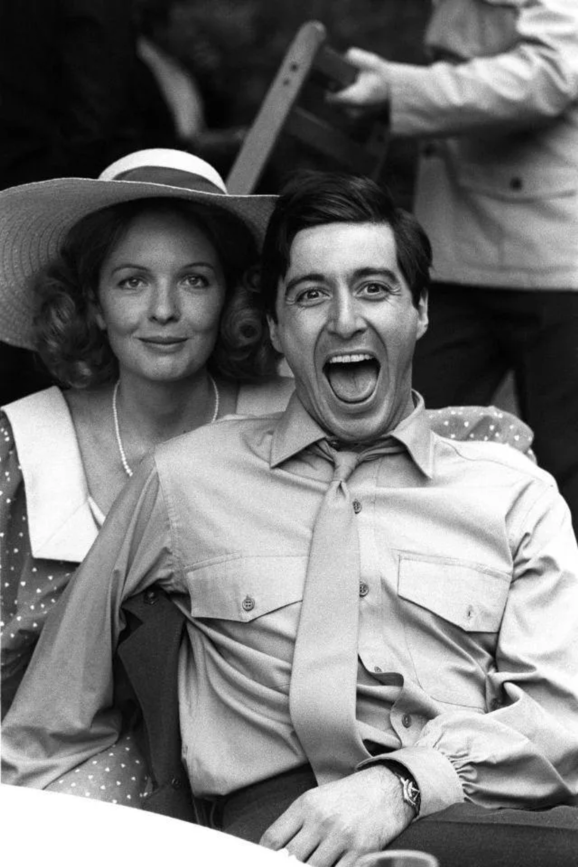 Al Pacino and Diane Keaton in The Godfather (1972)