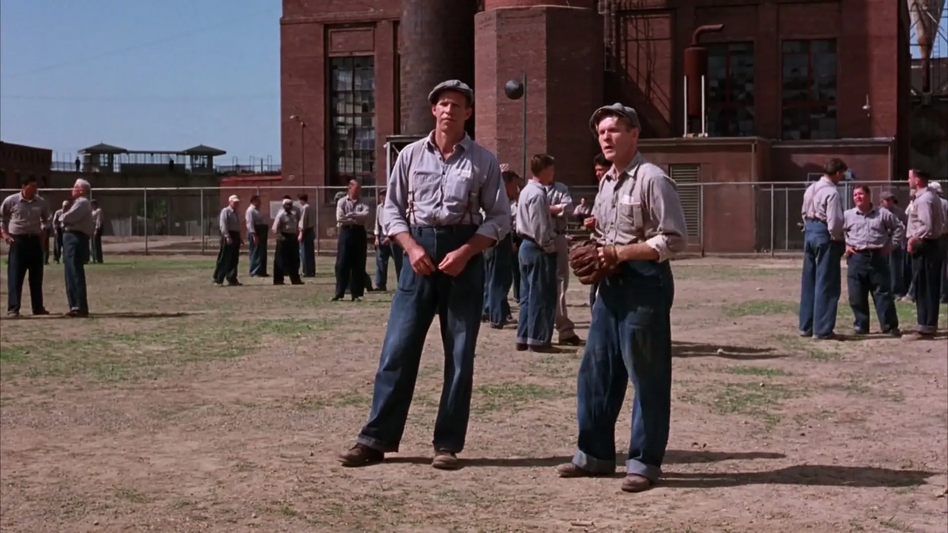 William Sadler and Brian Libby in The Shawshank Redemption (1994)