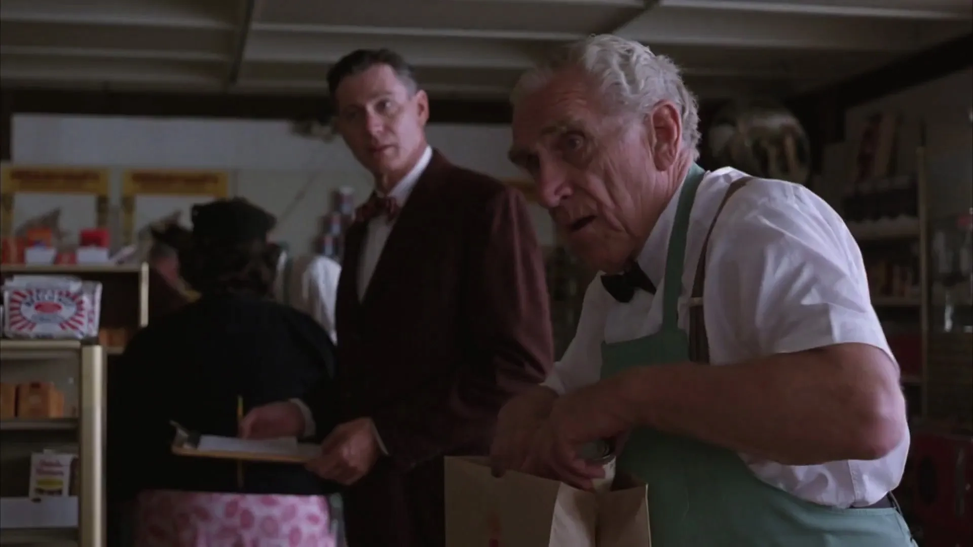 Robert Haley and James Whitmore in The Shawshank Redemption (1994)