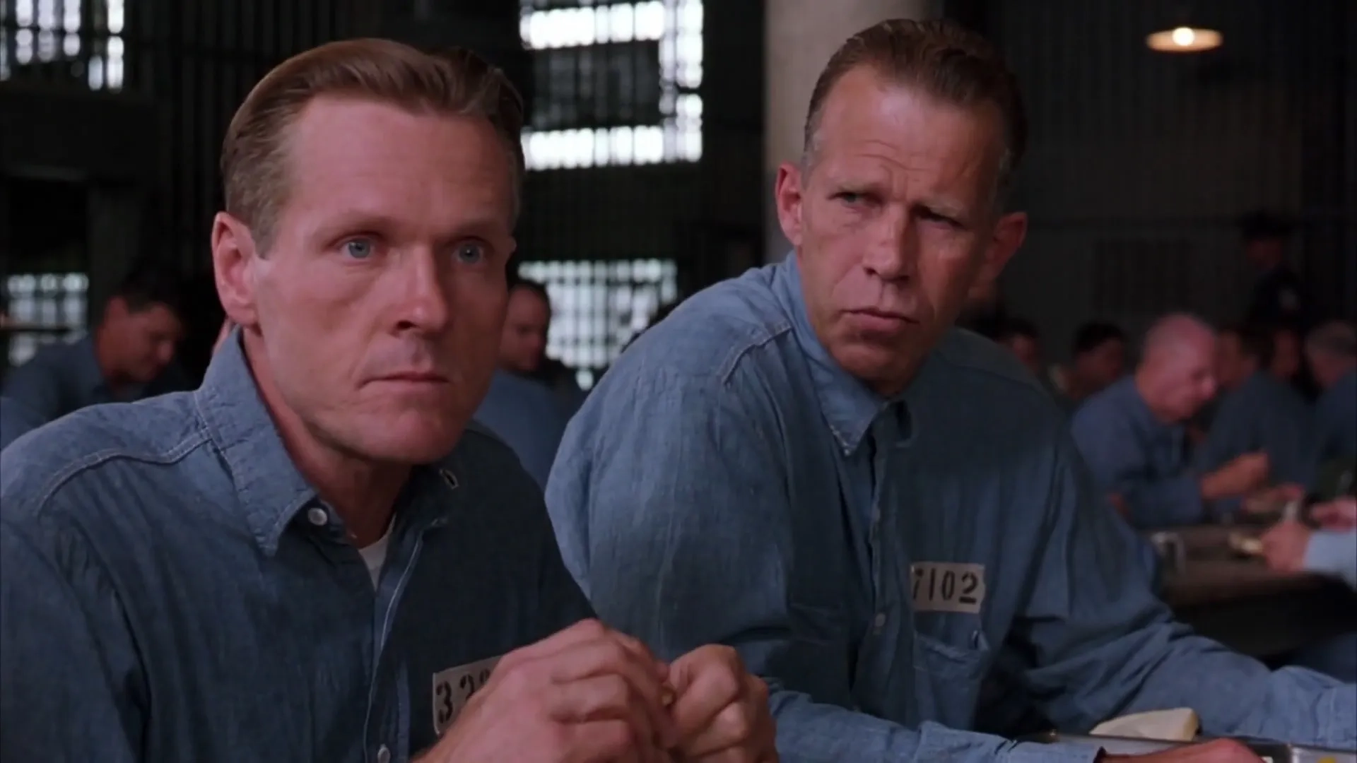 William Sadler and Brian Libby in The Shawshank Redemption (1994)