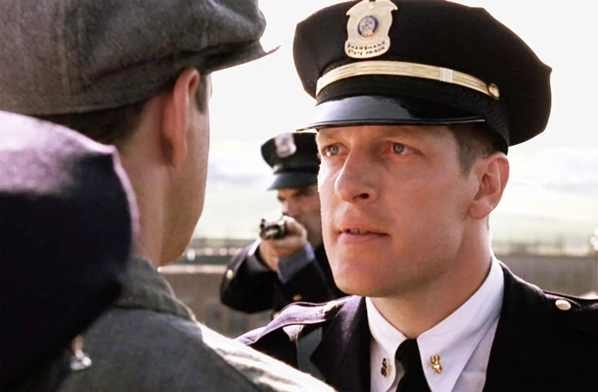 Tim Robbins and Clancy Brown in The Shawshank Redemption (1994)