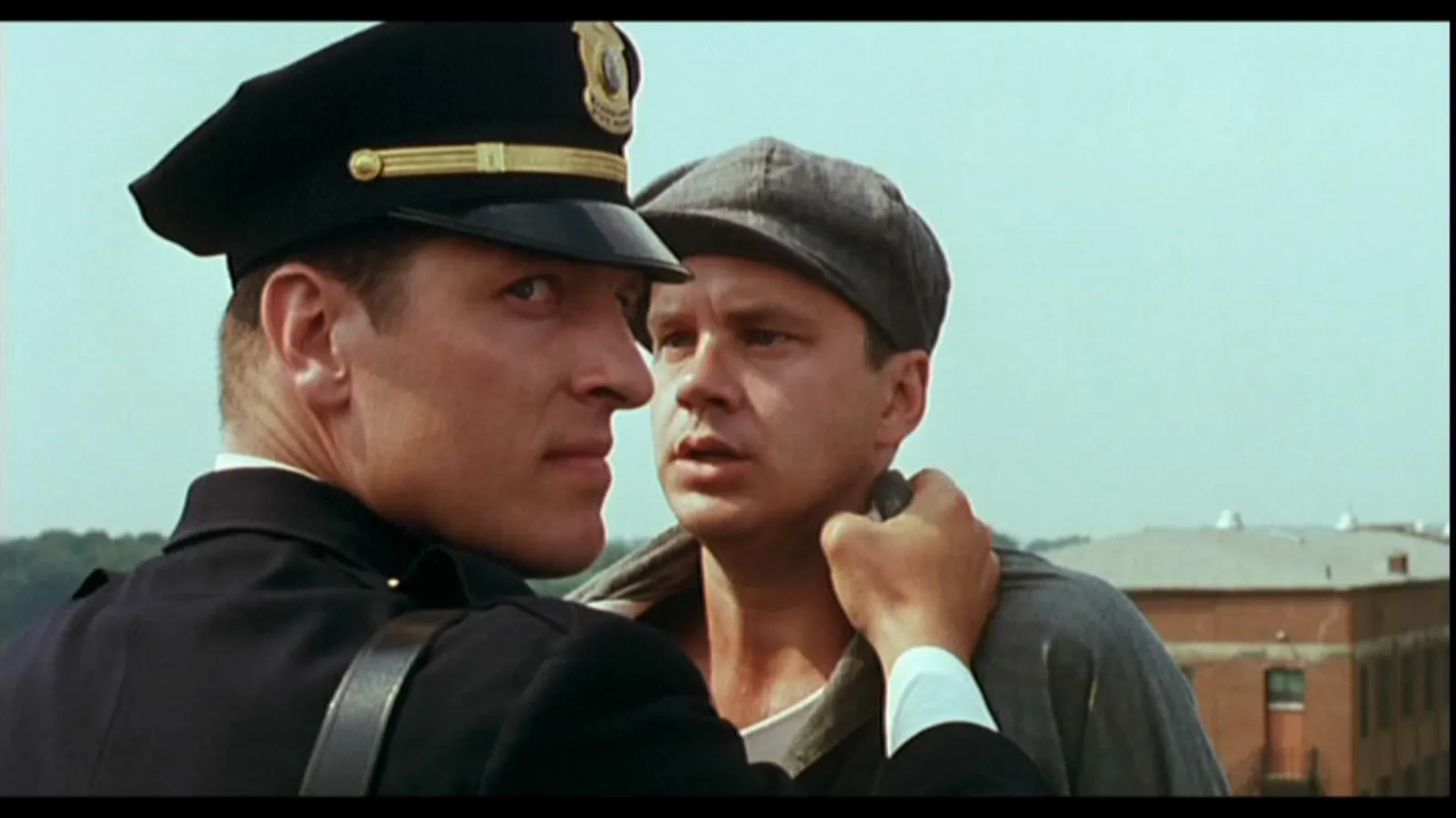 Tim Robbins and Clancy Brown in The Shawshank Redemption (1994)