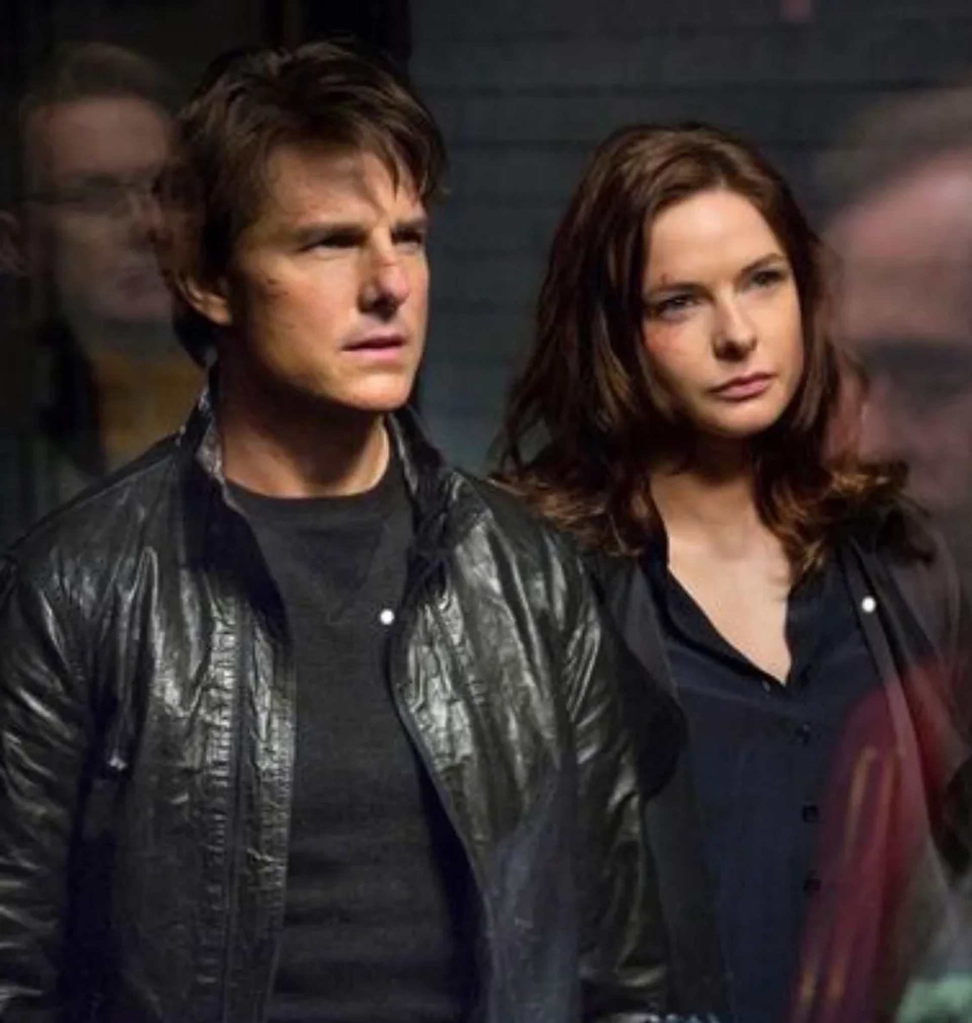 Tom Cruise and Rebecca Ferguson in Mission: Impossible - Rogue Nation (2015)