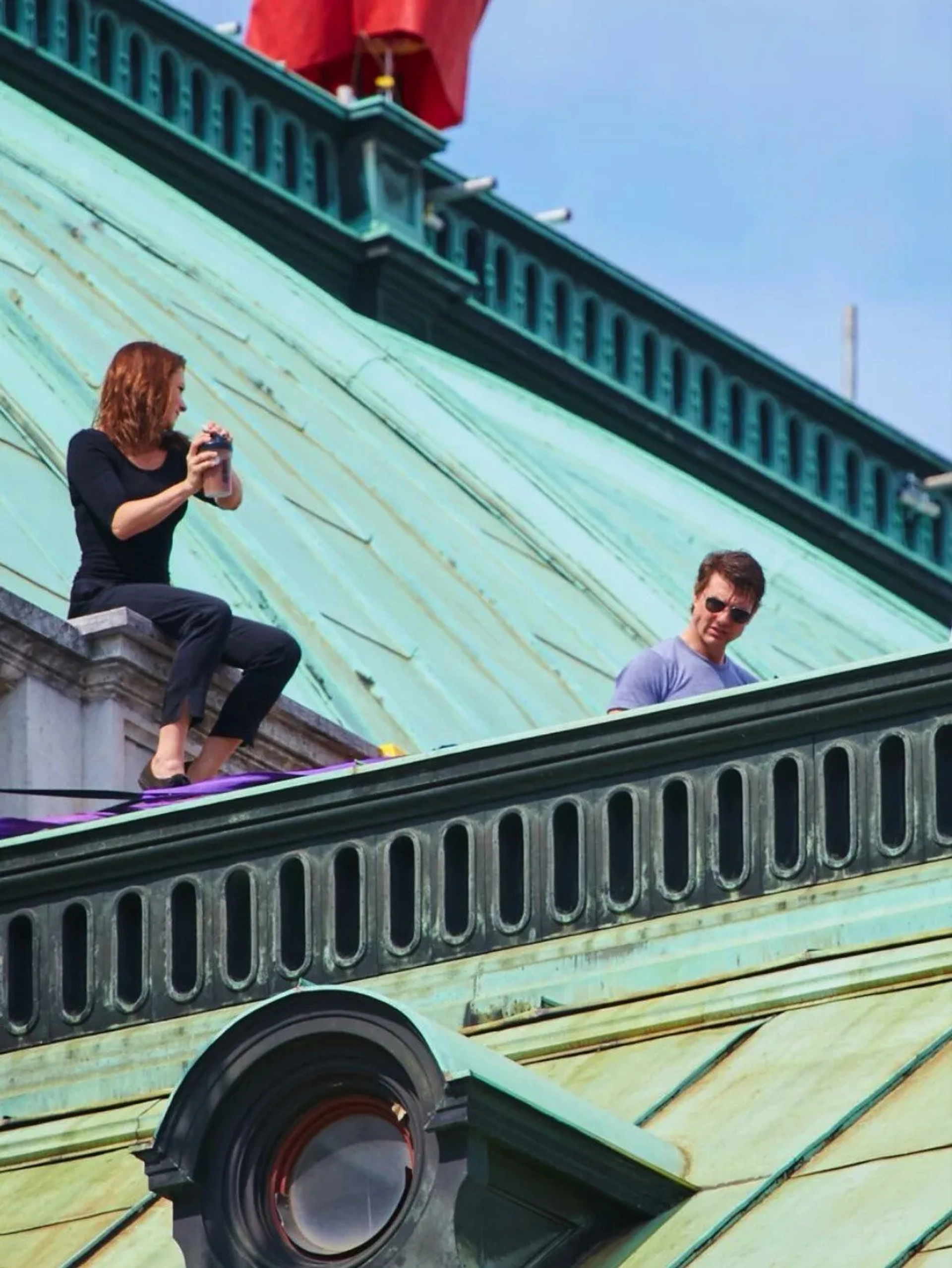 Tom Cruise and Rebecca Ferguson in Mission: Impossible - Rogue Nation (2015)