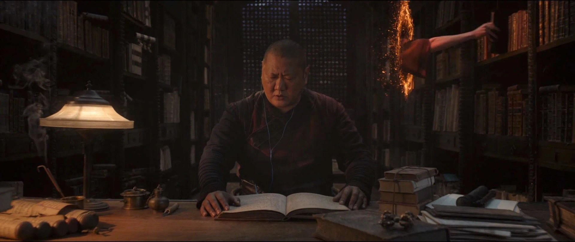 Benedict Wong and Benedict Cumberbatch in Doctor Strange (2016)