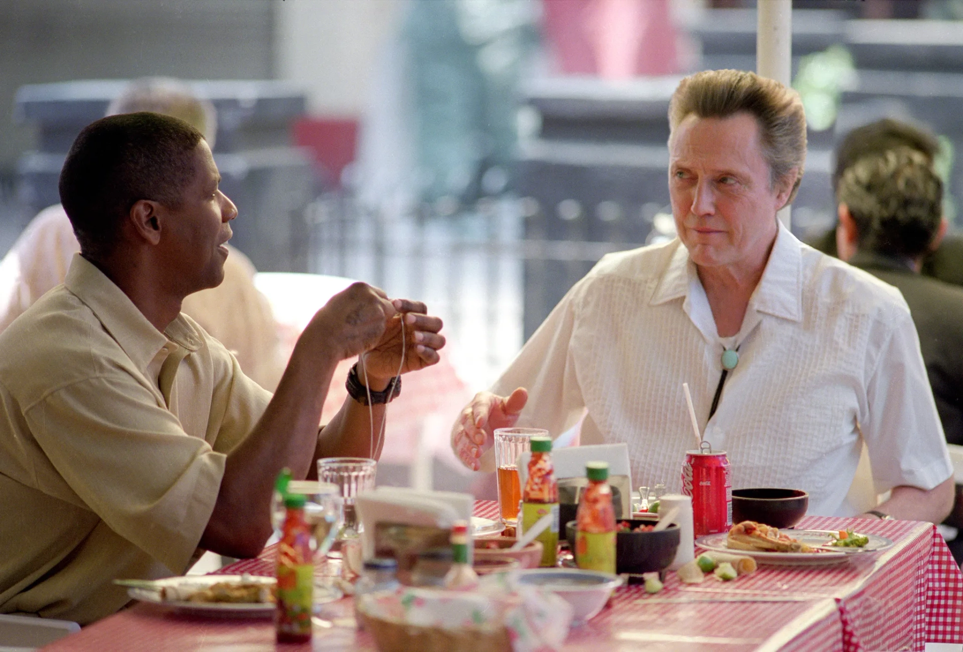 Denzel Washington and Christopher Walken in Man on Fire (2004)