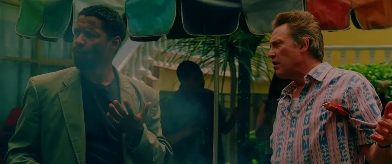 Denzel Washington and Christopher Walken in Man on Fire (2004)