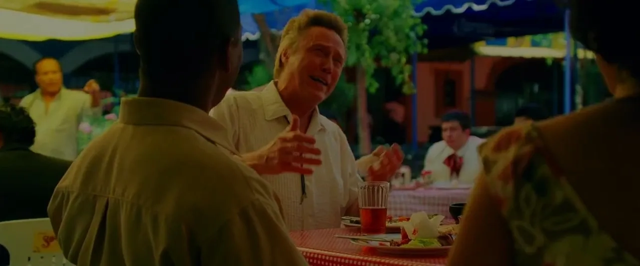 Denzel Washington, Christopher Walken, and Georgina González in Man on Fire (2004)