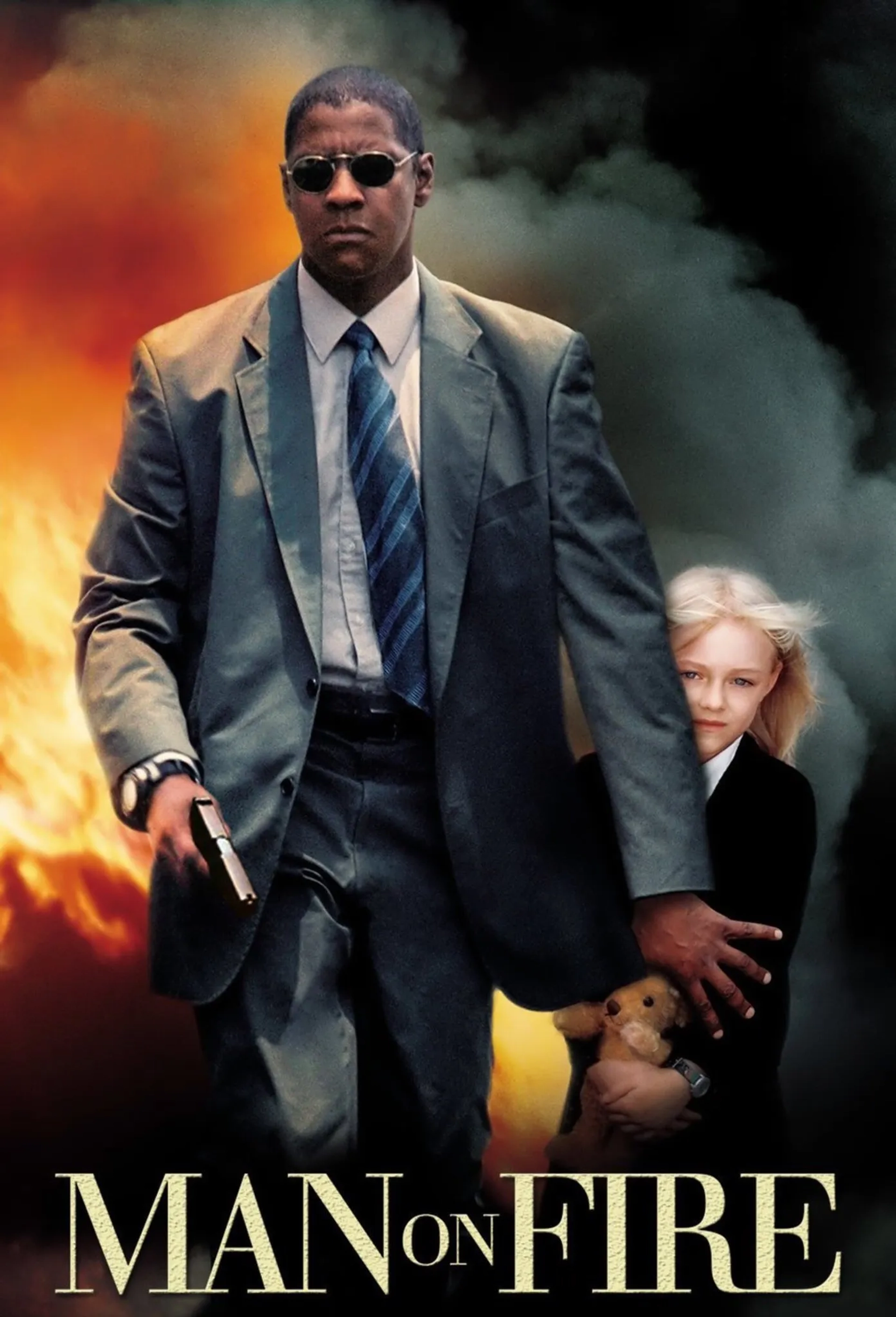 Denzel Washington and Dakota Fanning in Man on Fire (2004)