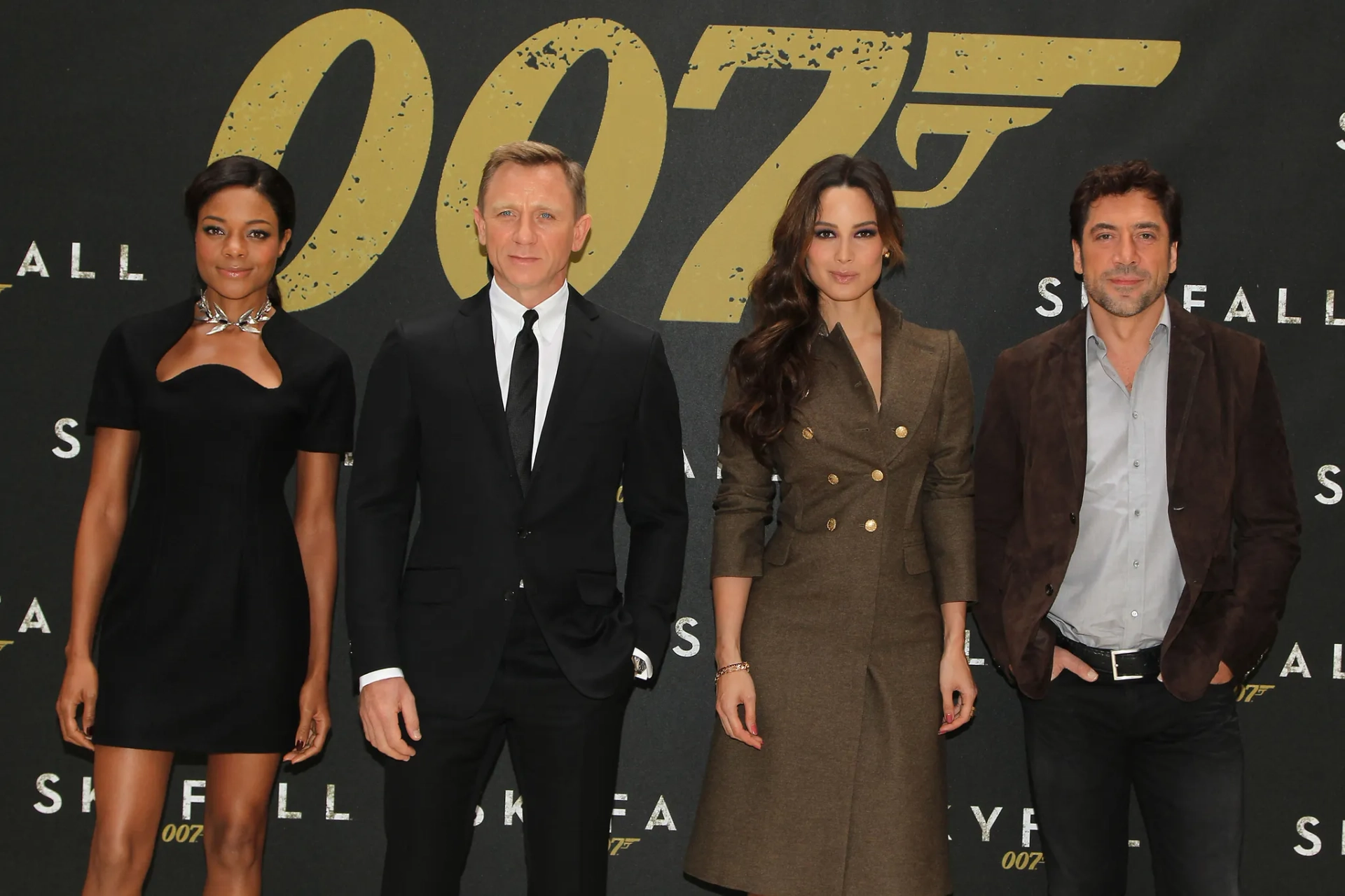 Javier Bardem, Daniel Craig, Naomie Harris, and Bérénice Marlohe at an event for Skyfall (2012)