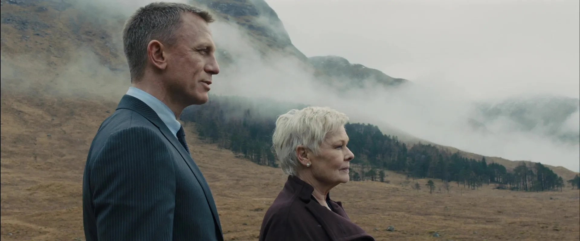 Judi Dench and Daniel Craig in Skyfall (2012)