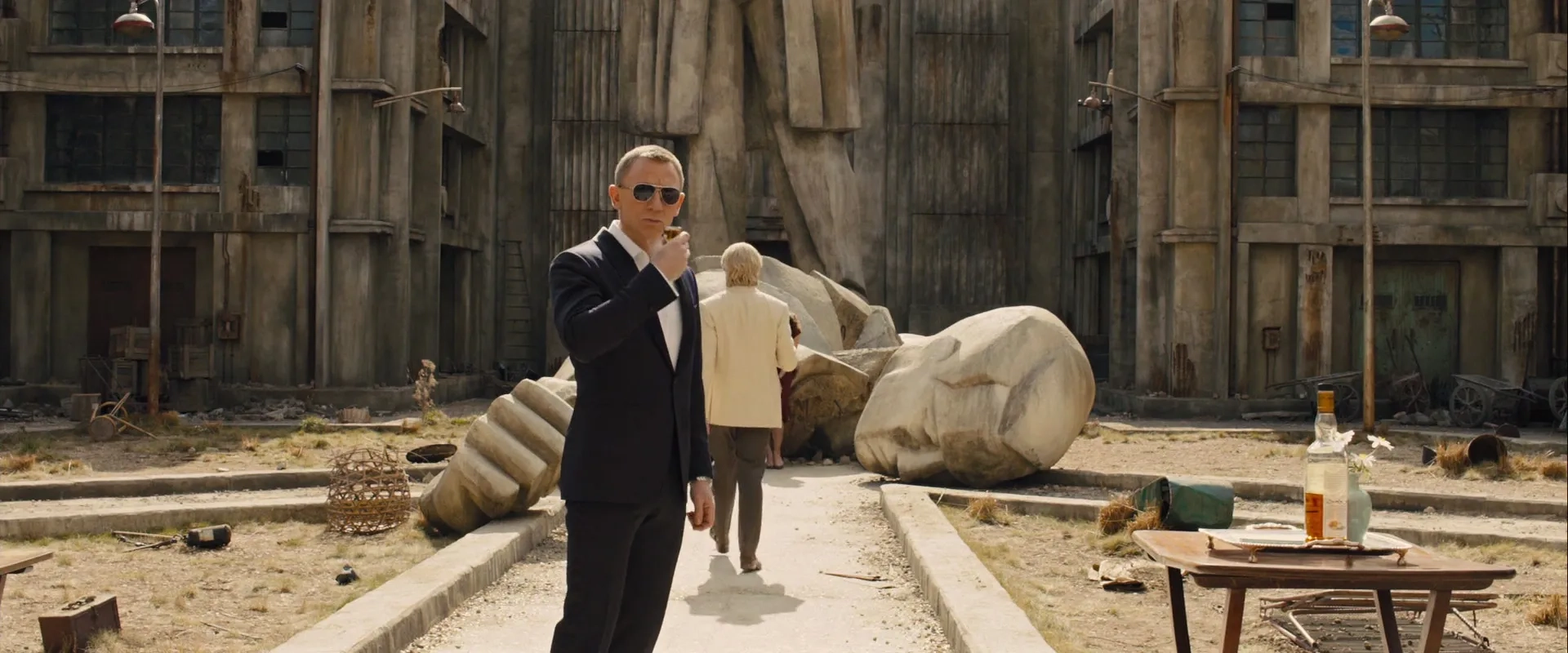 Javier Bardem, Daniel Craig, and Bérénice Marlohe in Skyfall (2012)