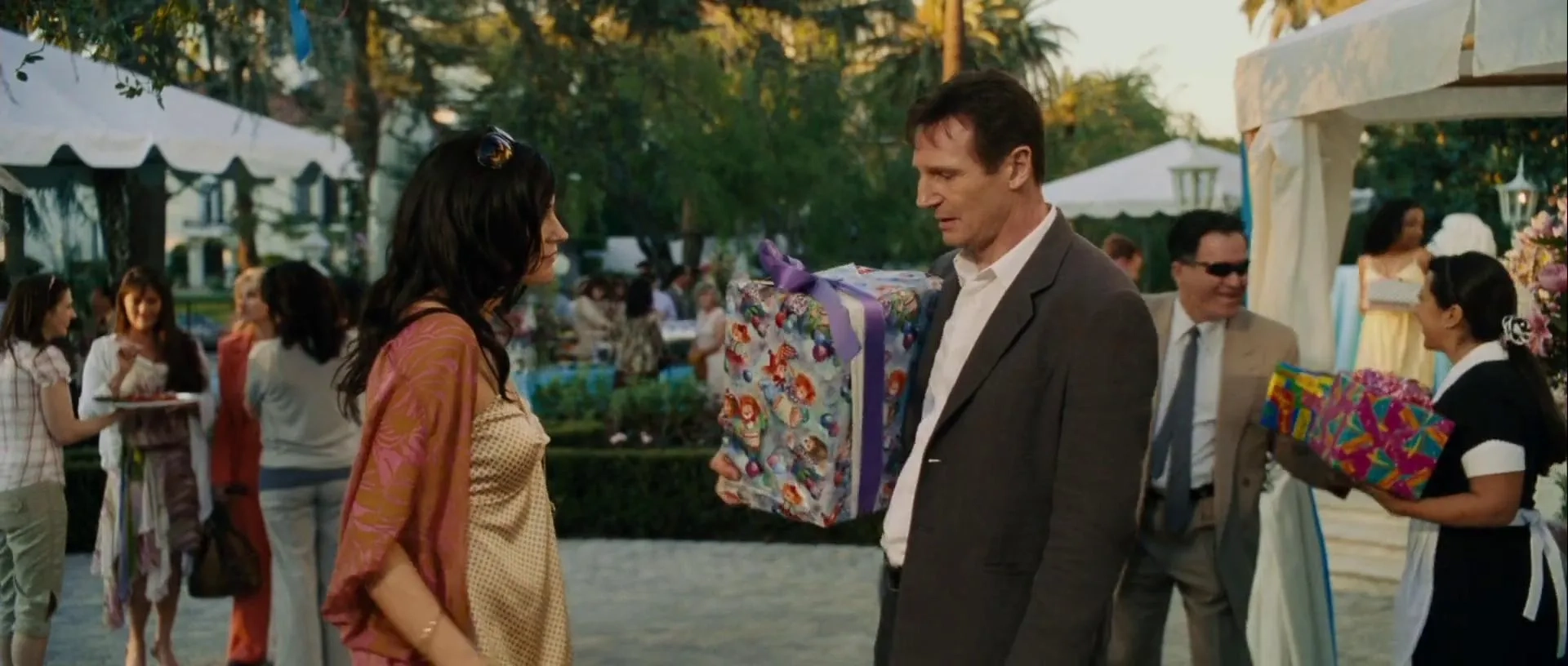 Famke Janssen and Liam Neeson in Taken (2008)