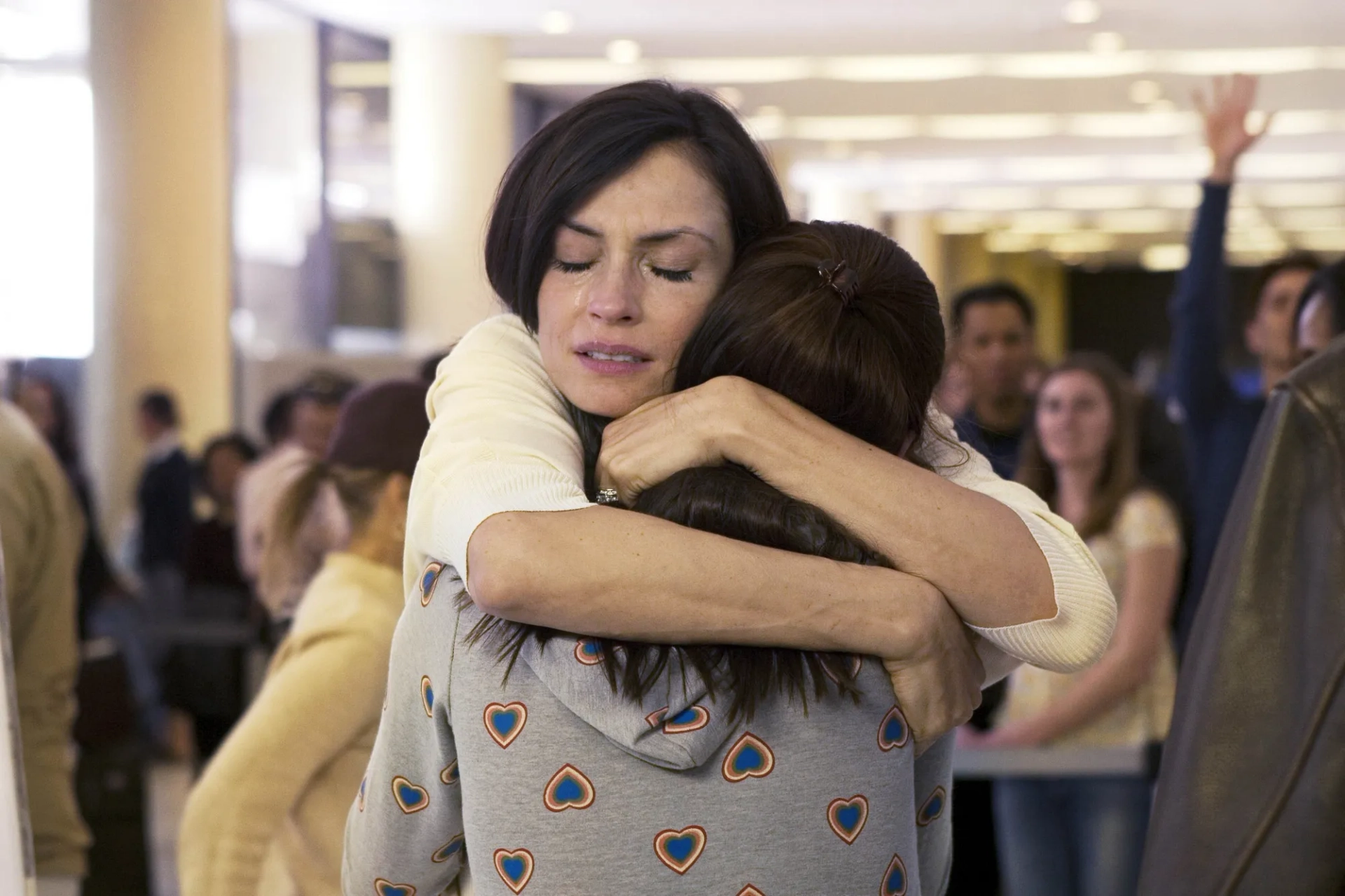 Famke Janssen and Maggie Grace in Taken (2008)