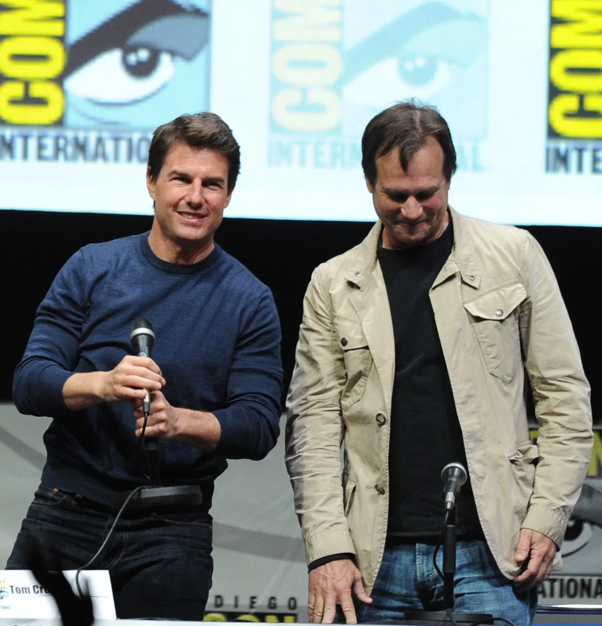 Tom Cruise and Bill Paxton at an event for Edge of Tomorrow (2014)