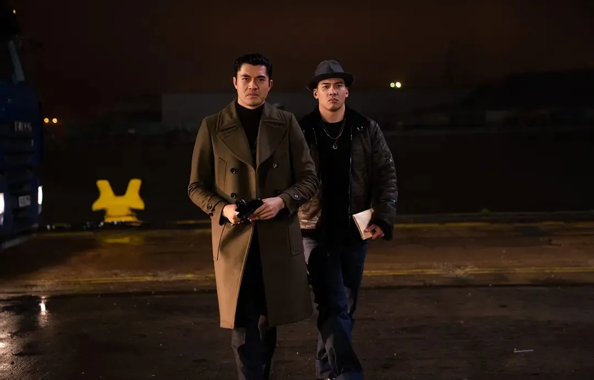 Jason Wong and Henry Golding in The Gentlemen (2019)