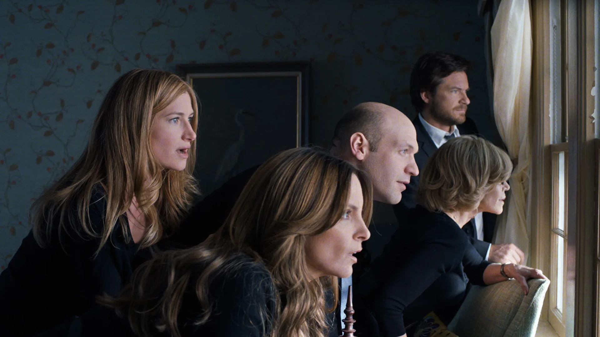 Jane Fonda, Jason Bateman, Tina Fey, Corey Stoll, and Kathryn Hahn in This Is Where I Leave You (2014)