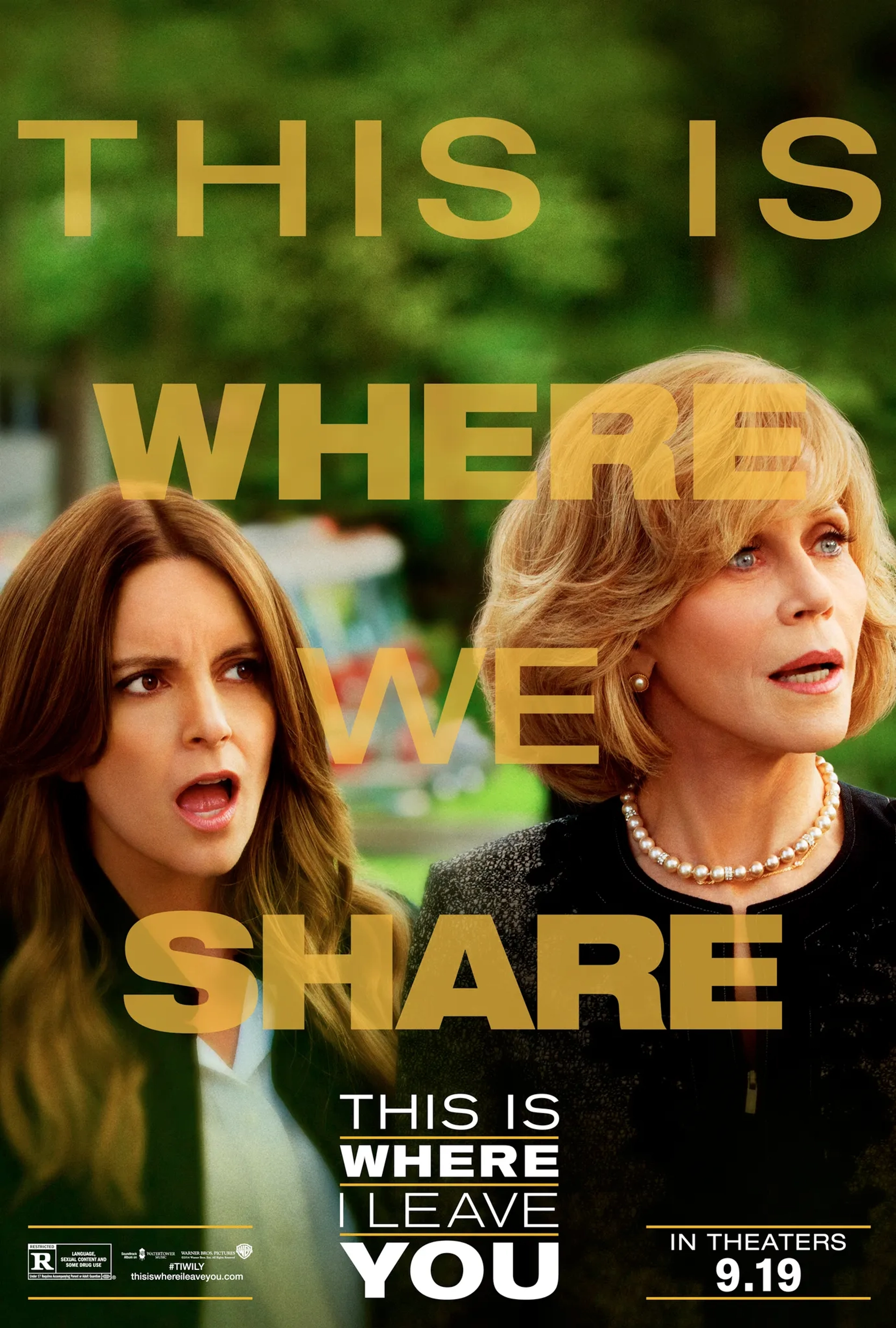 Jane Fonda and Tina Fey in This Is Where I Leave You (2014)