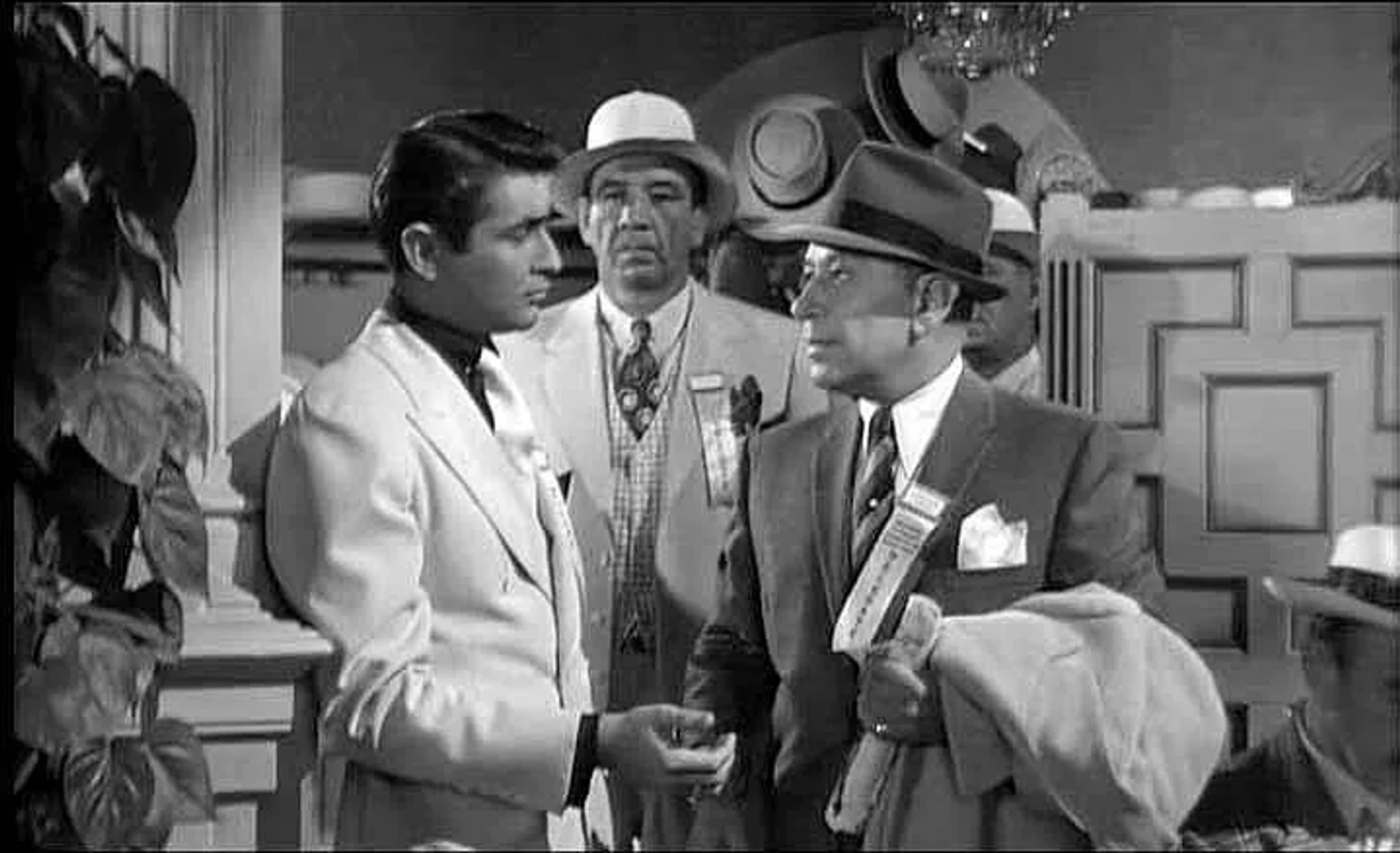 Mike Mazurki, George Raft, and Edward G. Robinson Jr. in Some Like It Hot (1959)