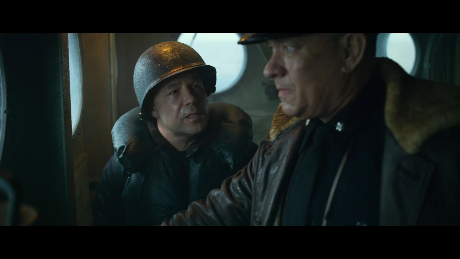 Tom Hanks and Stephen Graham in Greyhound (2020)