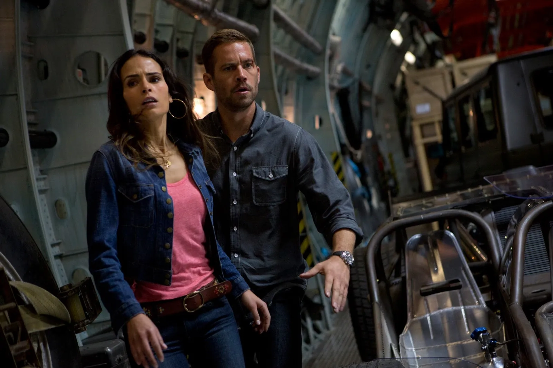 Jordana Brewster and Paul Walker in Fast & Furious 6 (2013)