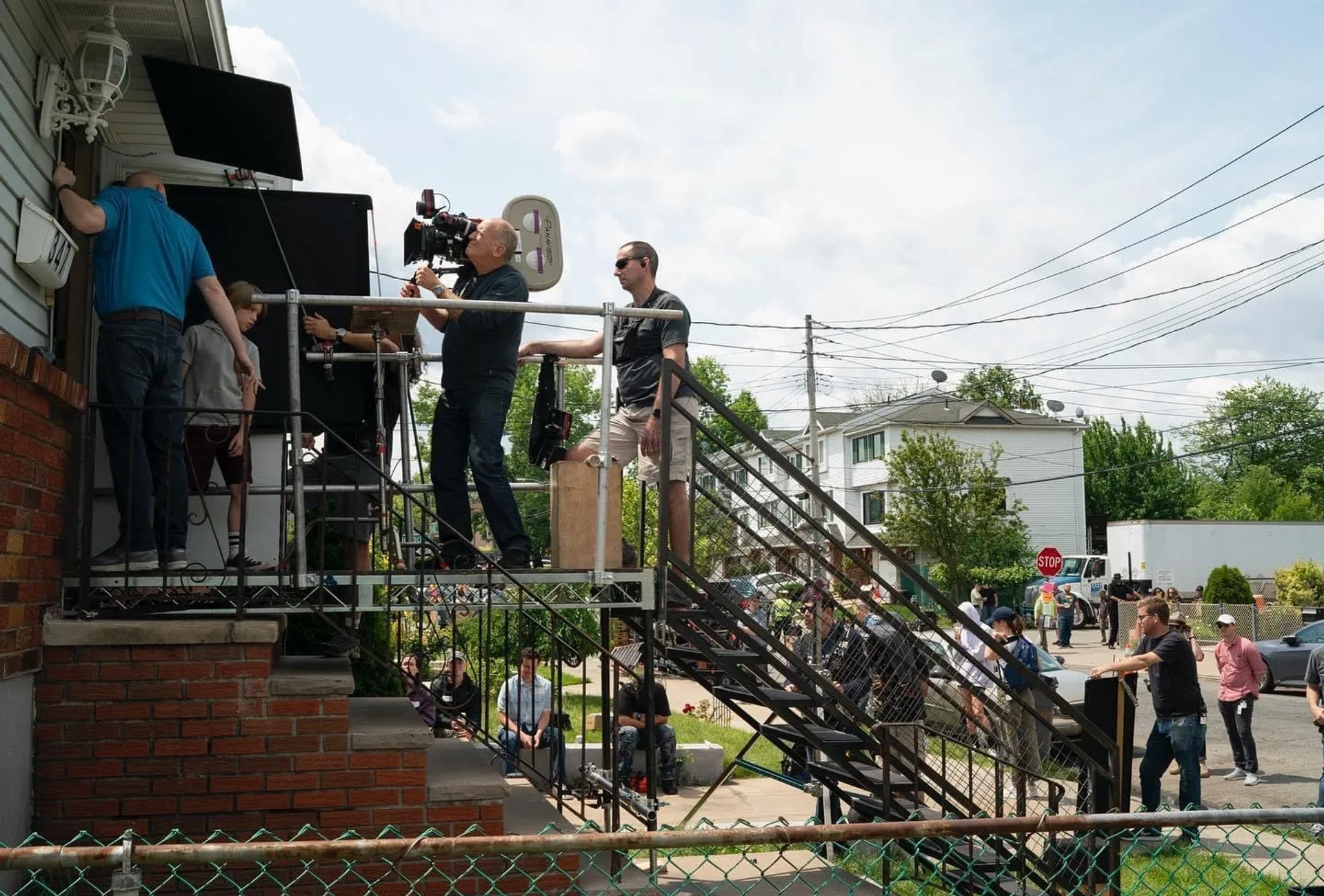 Robert Elswit and Judd Apatow in The King of Staten Island (2020)