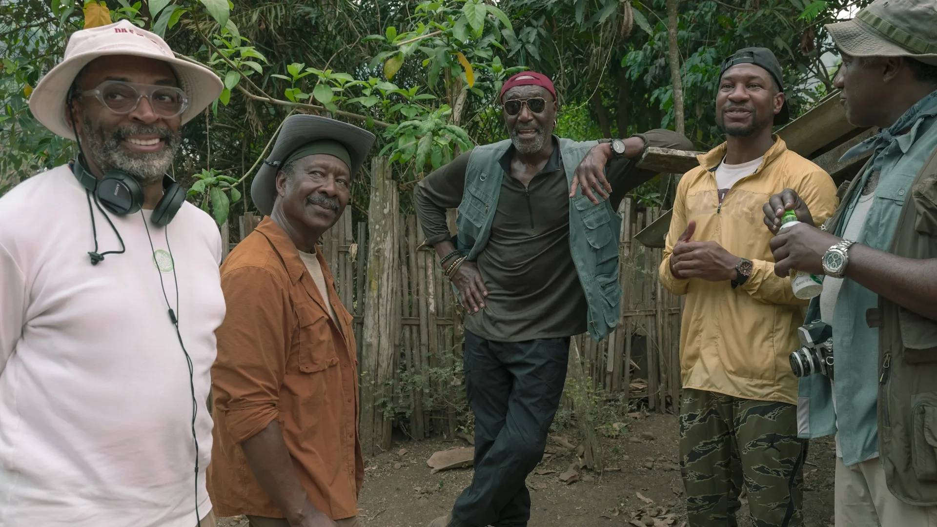 Spike Lee, Delroy Lindo, Norm Lewis, Clarke Peters, and Jonathan Majors in Da 5 Bloods (2020)