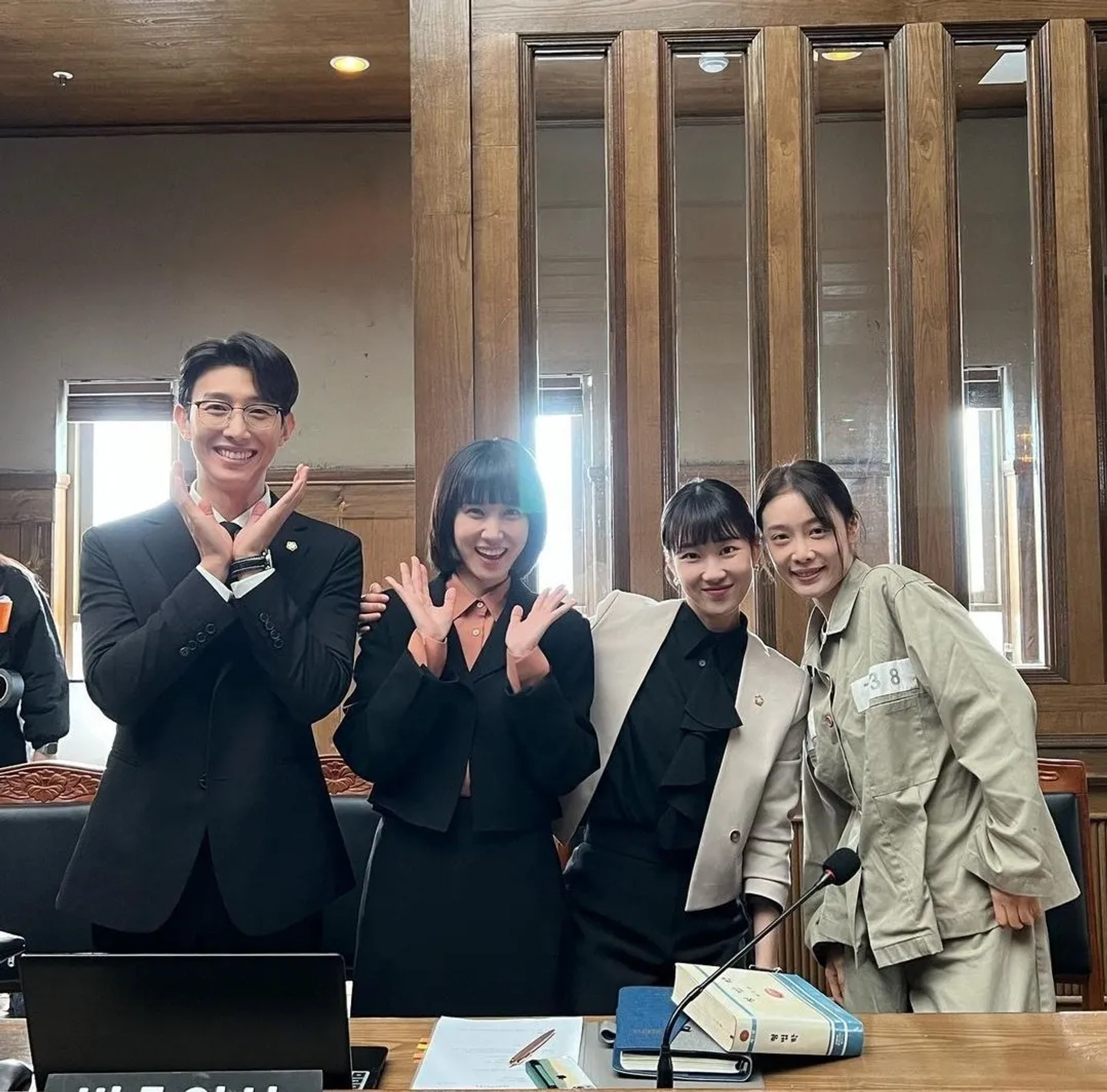 Kim Hieora, Park Eun-bin, Ha Yoon-kyung, and Kang Ki-young in Extraordinary Attorney Woo (2022)