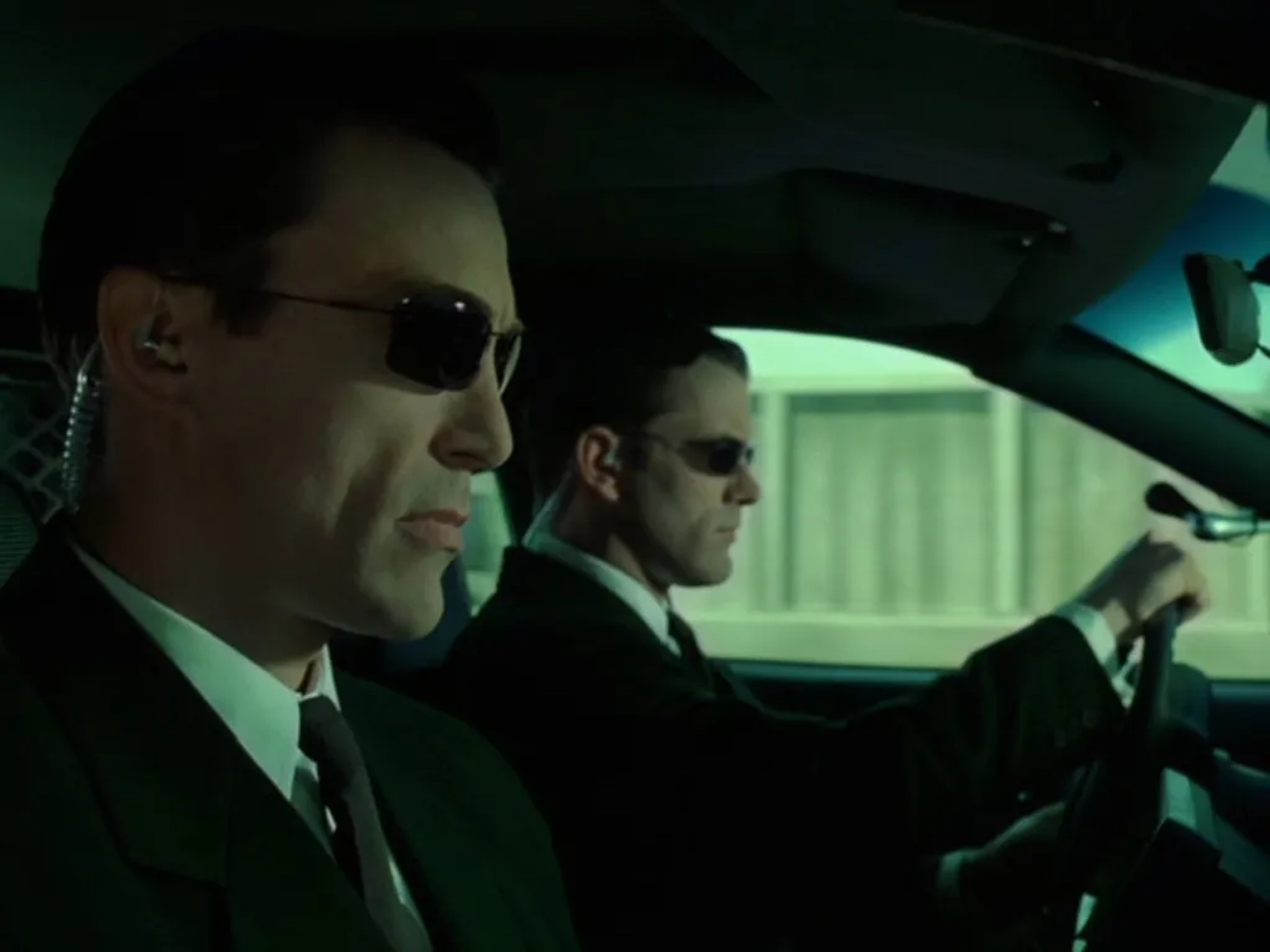 Daniel Bernhardt and Matt McColm in The Matrix Reloaded (2003)