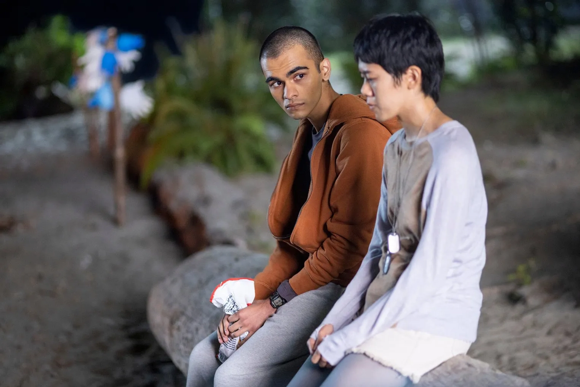 Sauriyan Sapkota and Aya Furukawa in The Midnight Club (2022)