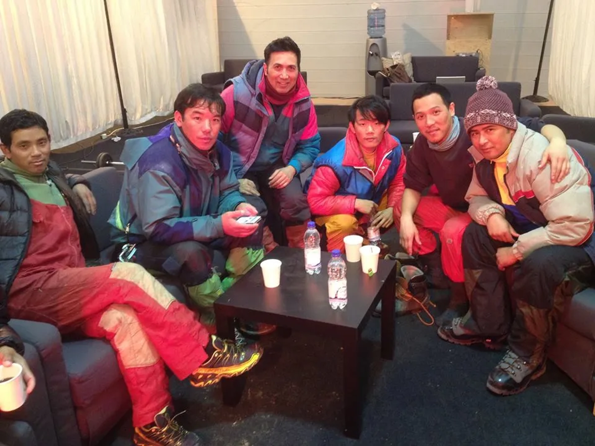 Pemba Sherpa, Kumud Pant, Harka Gurung, and Ang Phula Sherpa in Everest (2015)