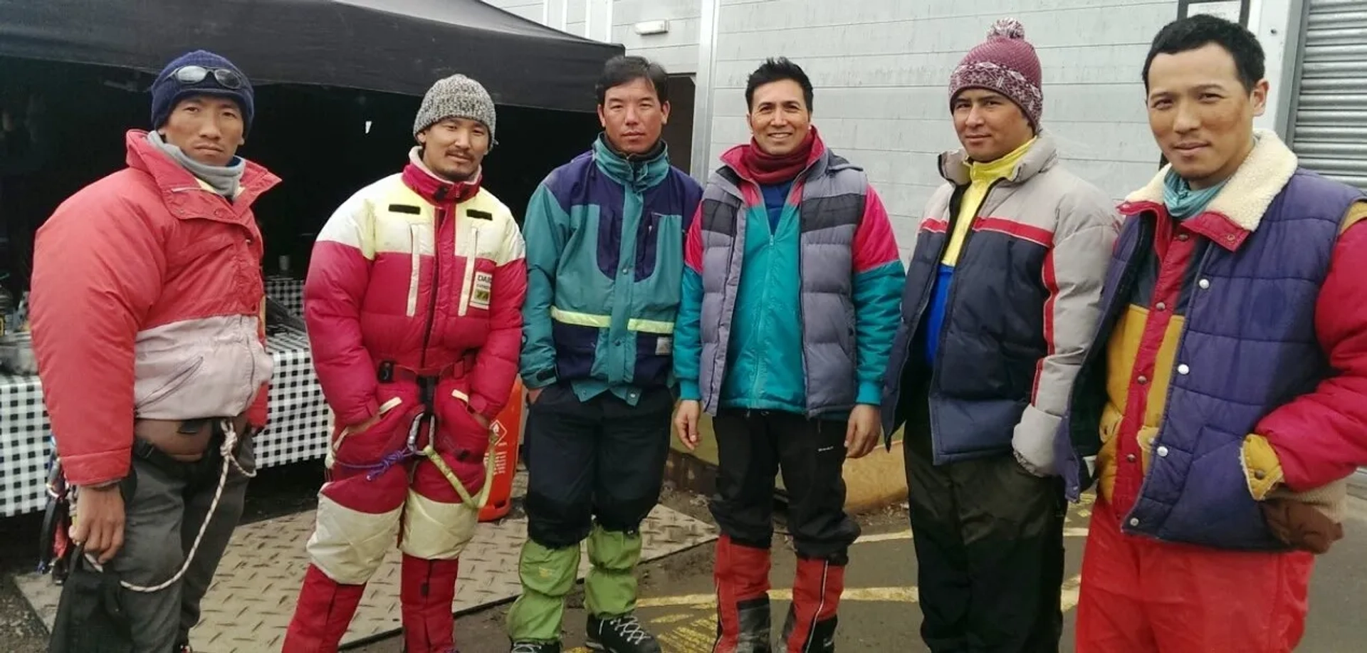 Pemba Sherpa, Kumud Pant, Harka Gurung, and Ang Phula Sherpa in Everest (2015)