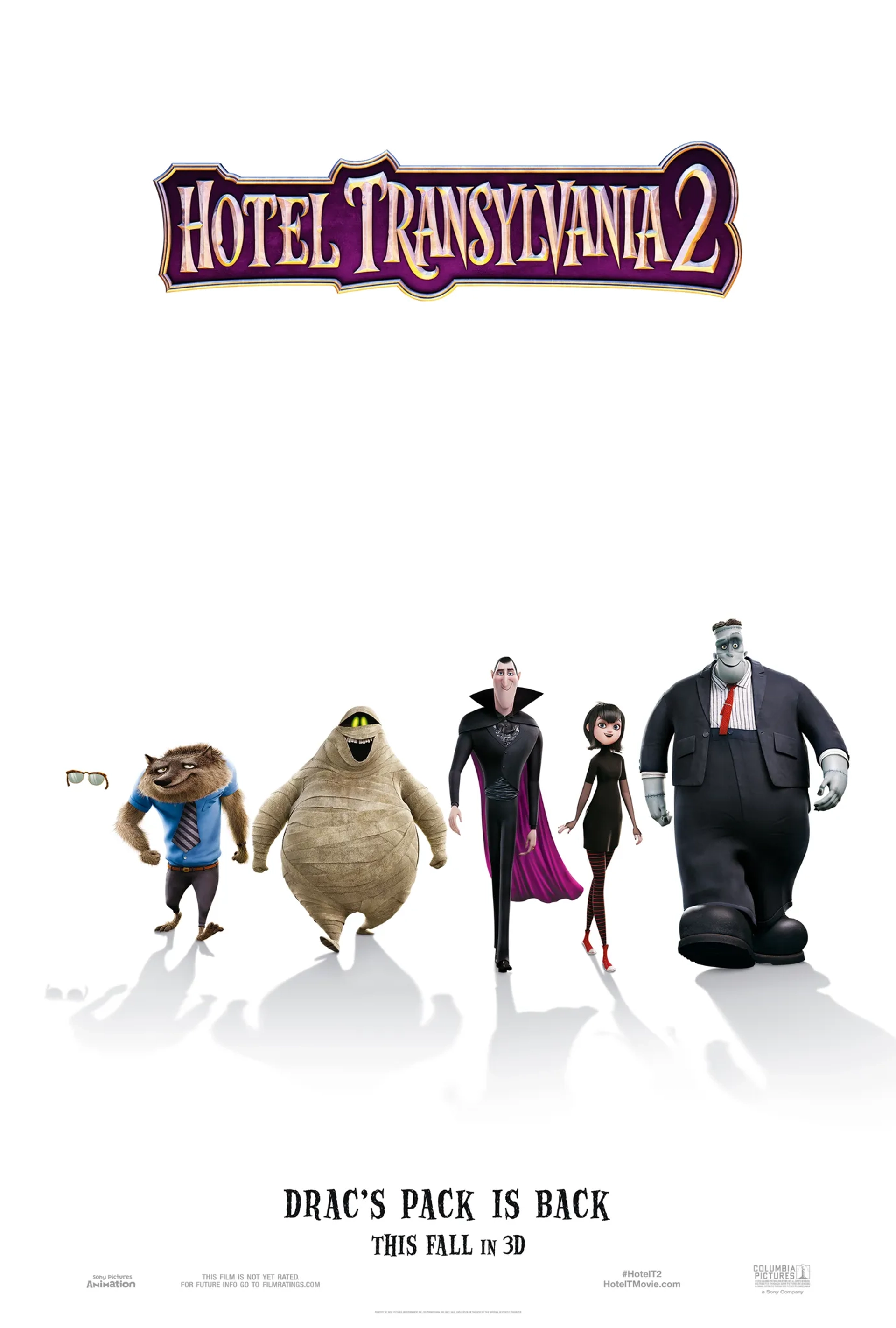 Steve Buscemi, Adam Sandler, David Spade, Kevin James, Keegan-Michael Key, Selena Gomez, and Andy Samberg in Hotel Transylvania 2 (2015)