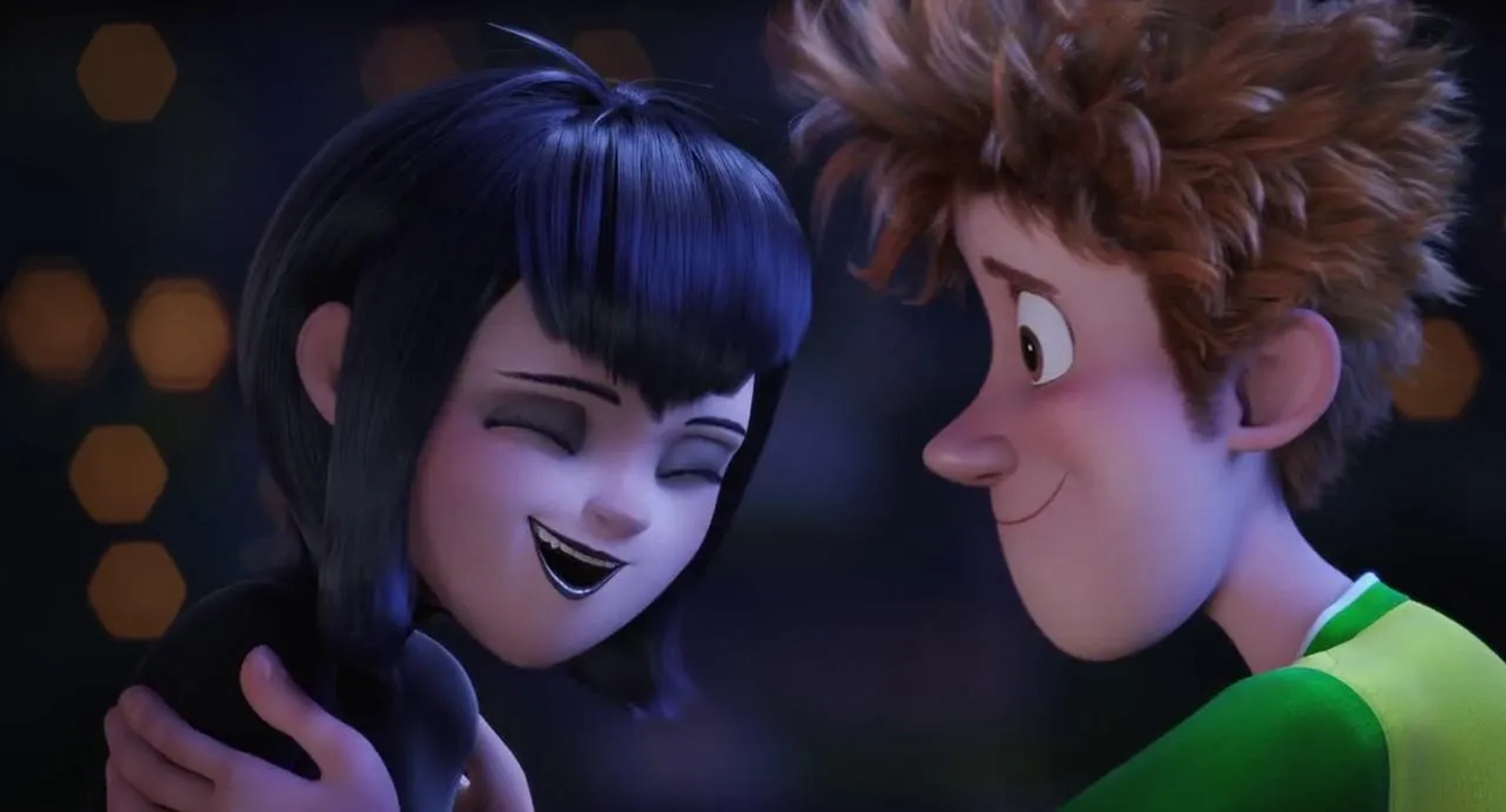 Selena Gomez and Andy Samberg in Hotel Transylvania 2 (2015)