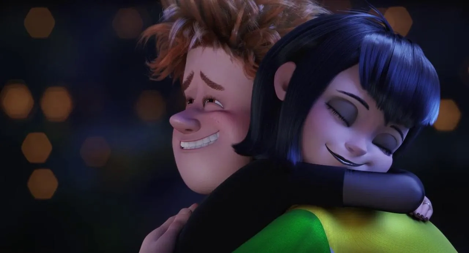 Selena Gomez and Andy Samberg in Hotel Transylvania 2 (2015)