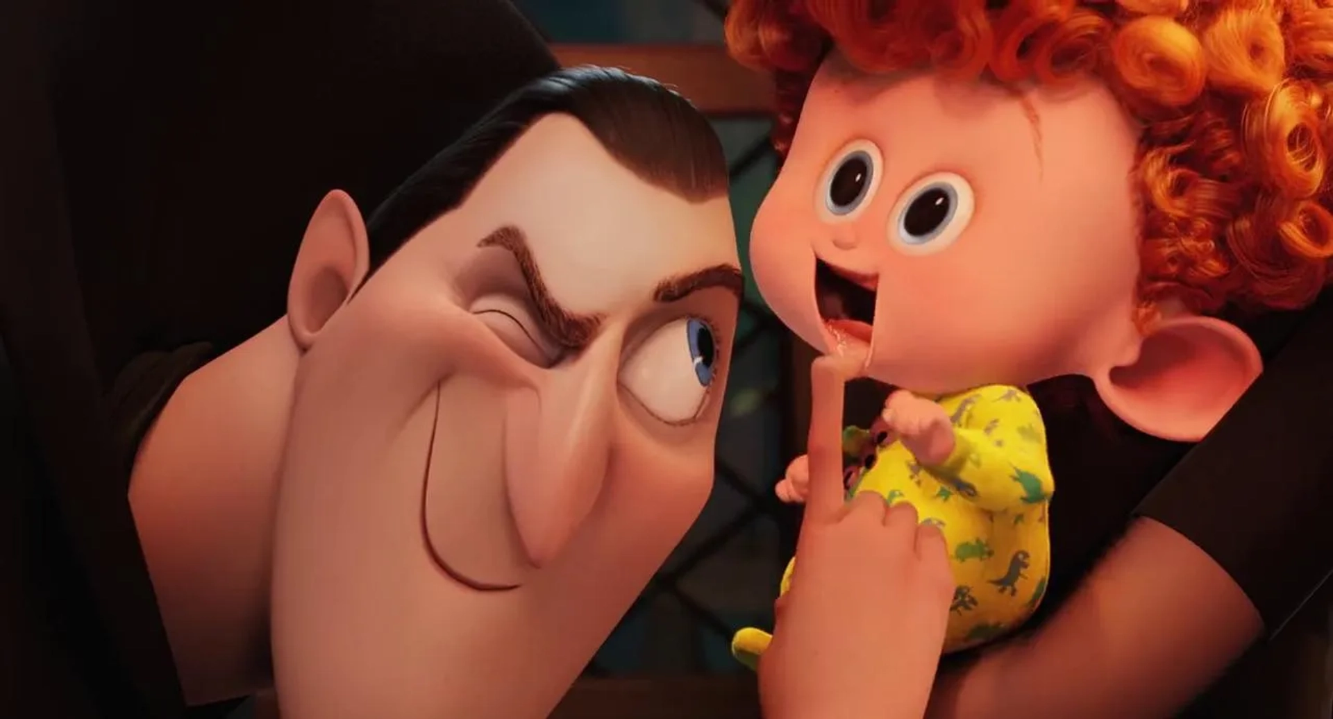 Adam Sandler and Sunny Sandler in Hotel Transylvania 2 (2015)