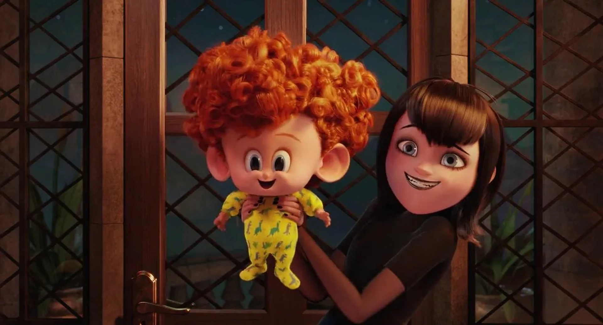 Selena Gomez and Sunny Sandler in Hotel Transylvania 2 (2015)