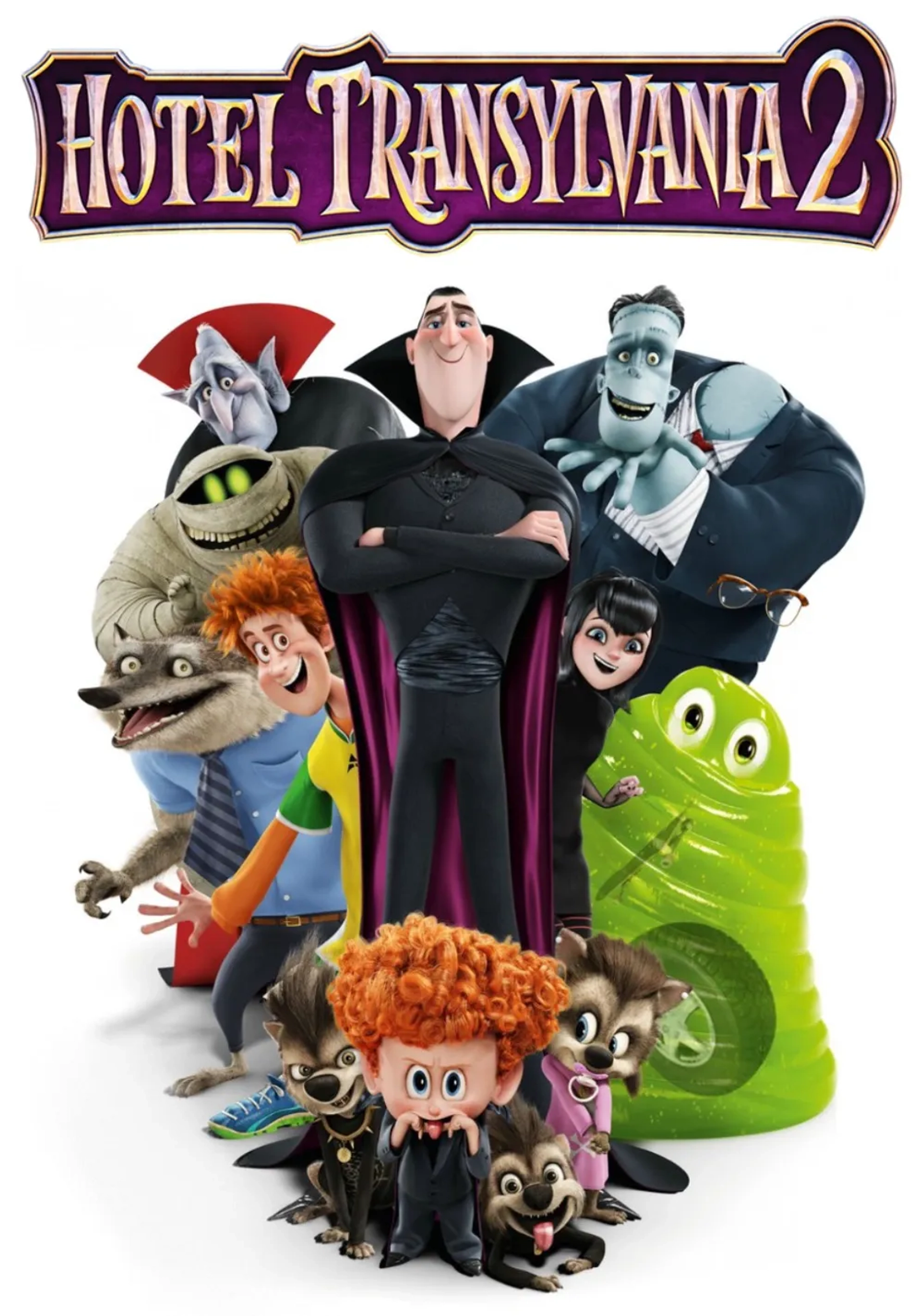 Steve Buscemi, Mel Brooks, Adam Sandler, David Spade, Kevin James, Jonny Solomon, Keegan-Michael Key, Selena Gomez, Andy Samberg, Sadie Sandler, and Asher Blinkoff in Hotel Transylvania 2 (2015)