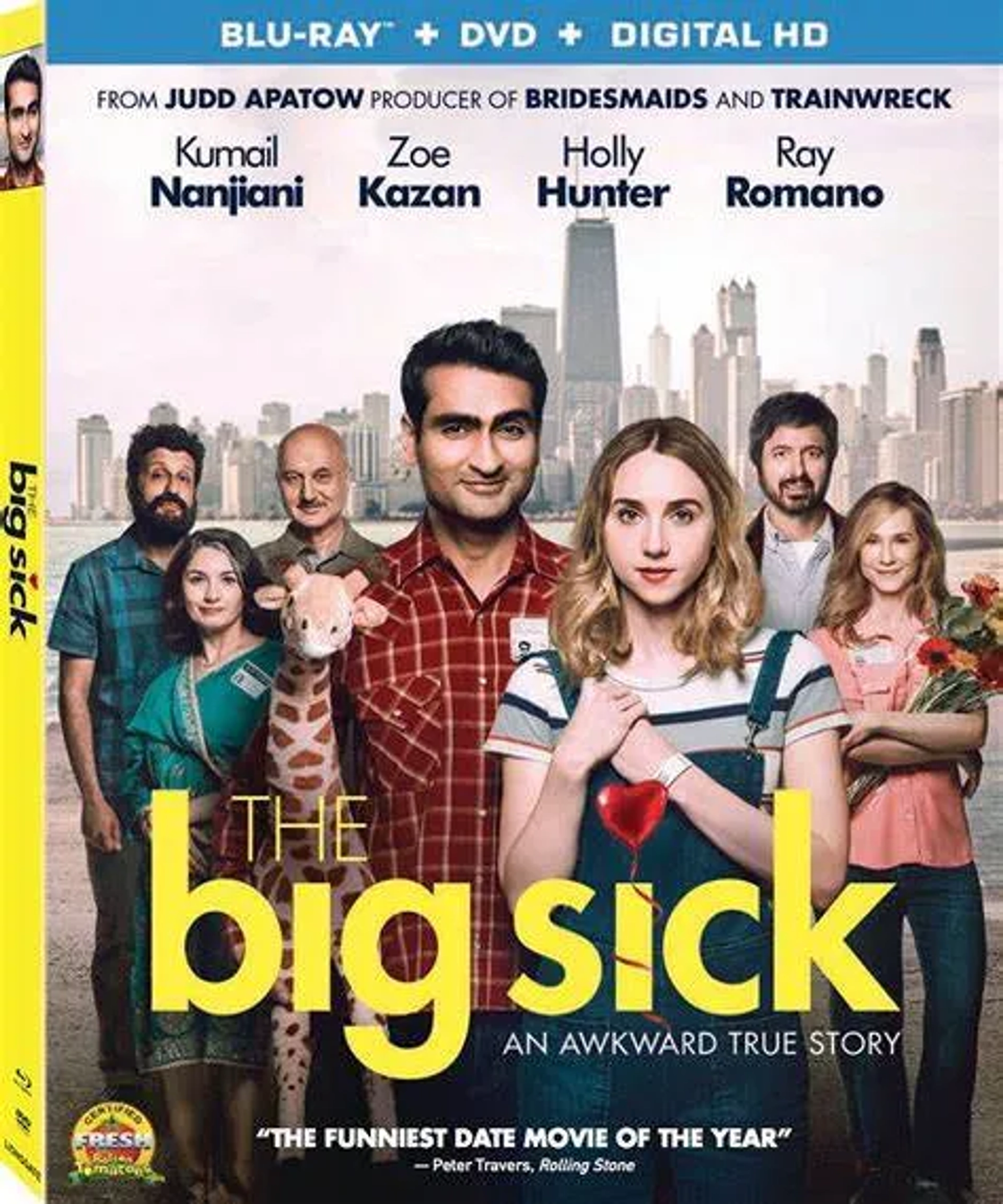 Holly Hunter, Ray Romano, Anupam Kher, Zoe Kazan, Adeel Akhtar, Zenobia Shroff, and Kumail Nanjiani in The Big Sick (2017)