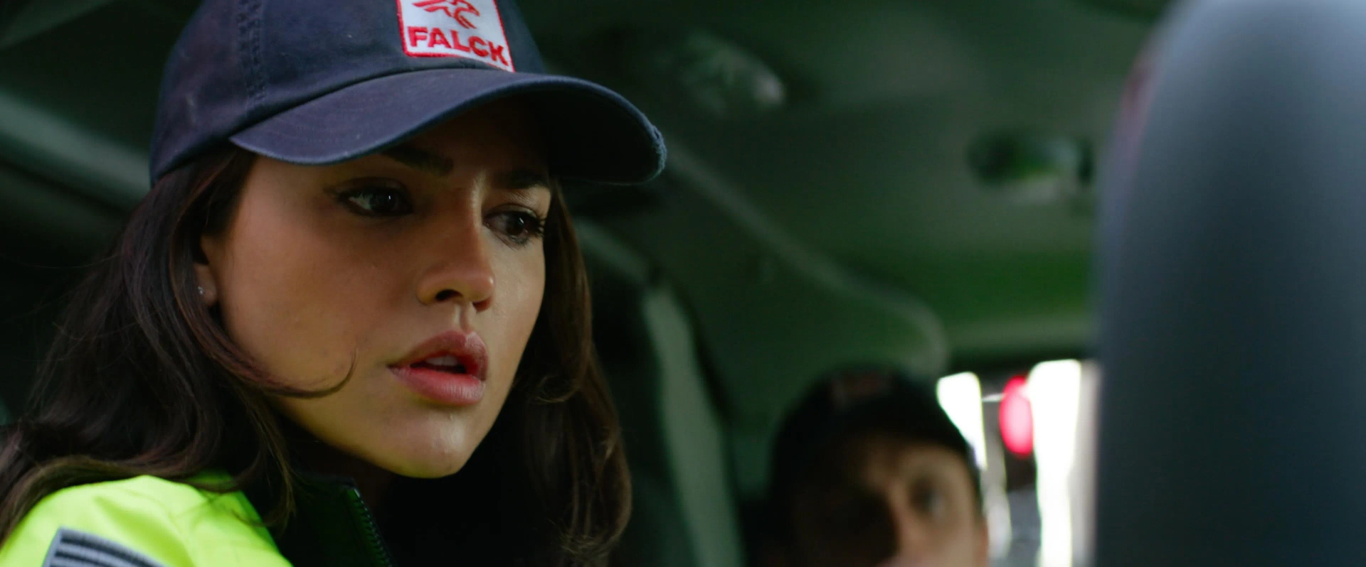 Eiza González and Colin Woodell in Ambulance (2022)