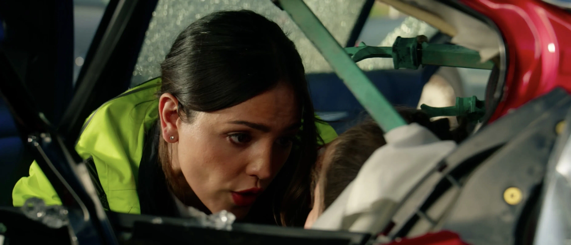 Briella Guiza and Eiza González in Ambulance (2022)