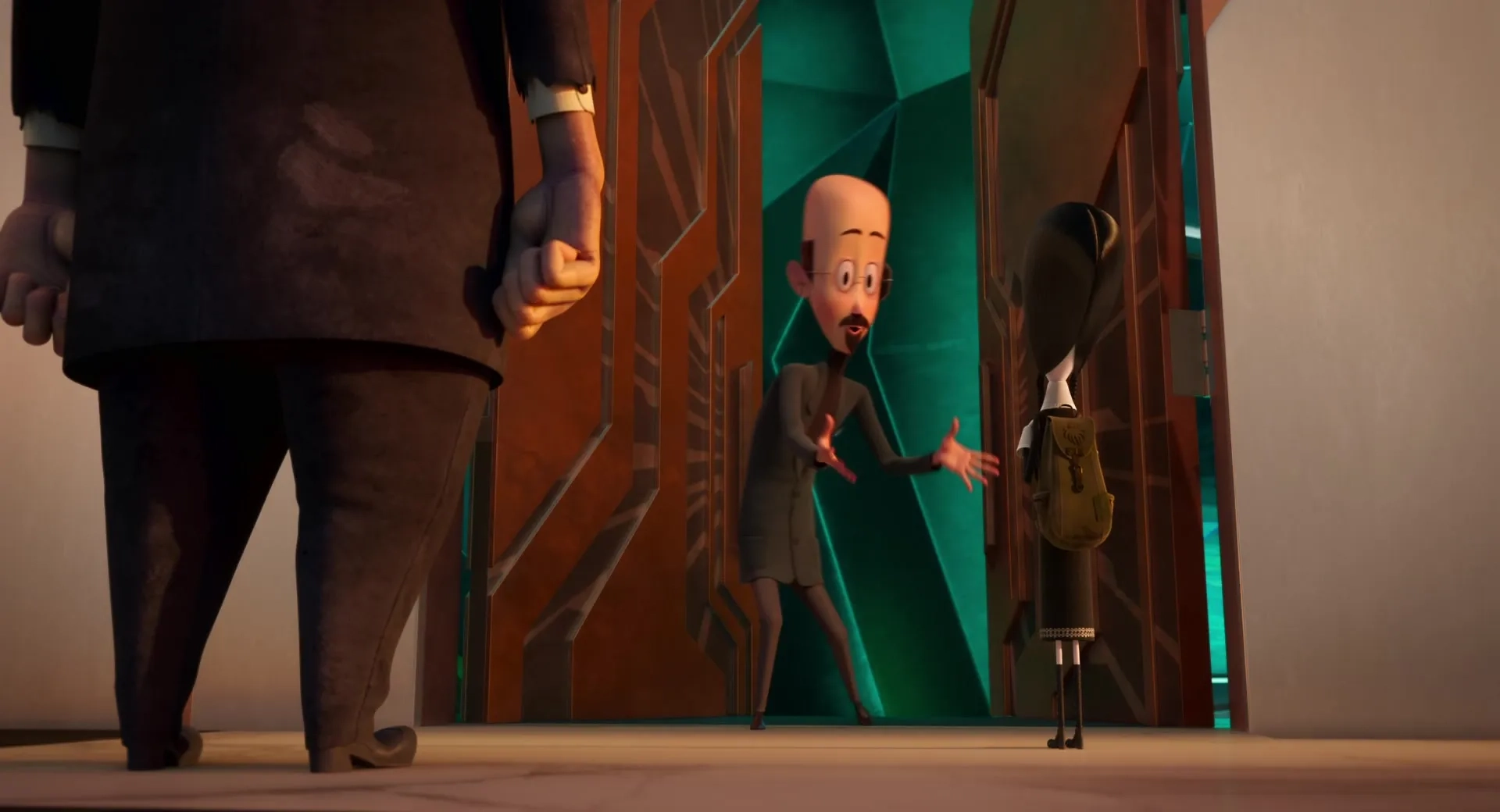 Bill Hader and Chloë Grace Moretz in The Addams Family 2 (2021)