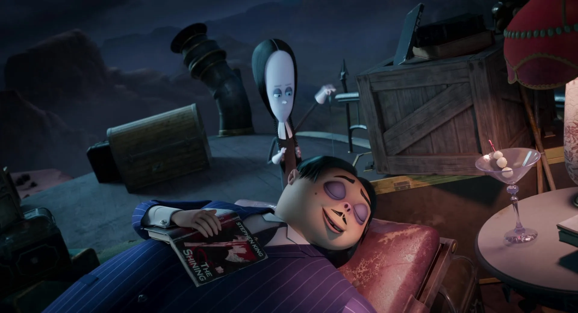 Oscar Isaac and Chloë Grace Moretz in The Addams Family 2 (2021)