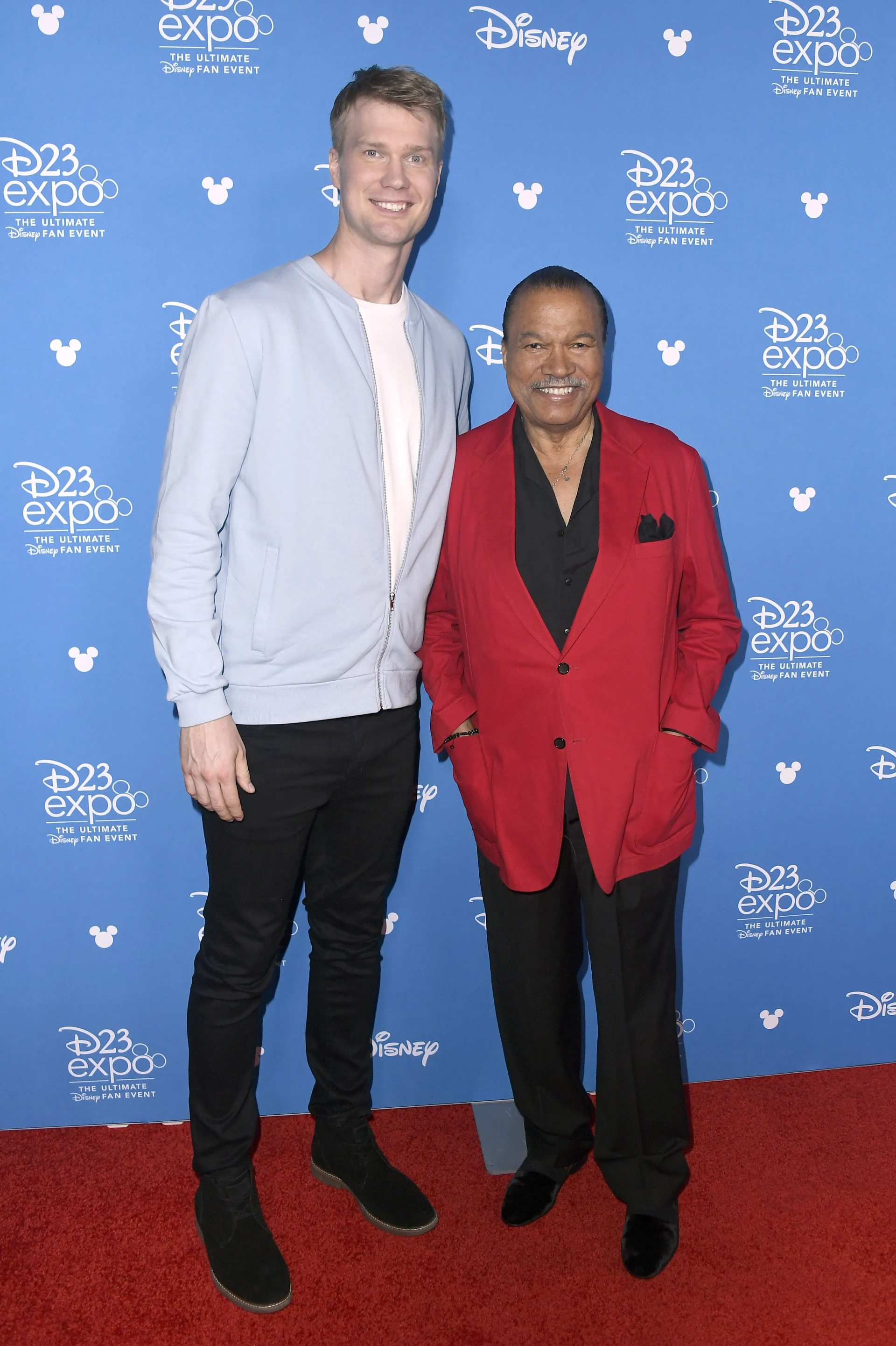 Billy Dee Williams and Joonas Suotamo at an event for Star Wars: Episode IX - The Rise of Skywalker (2019)