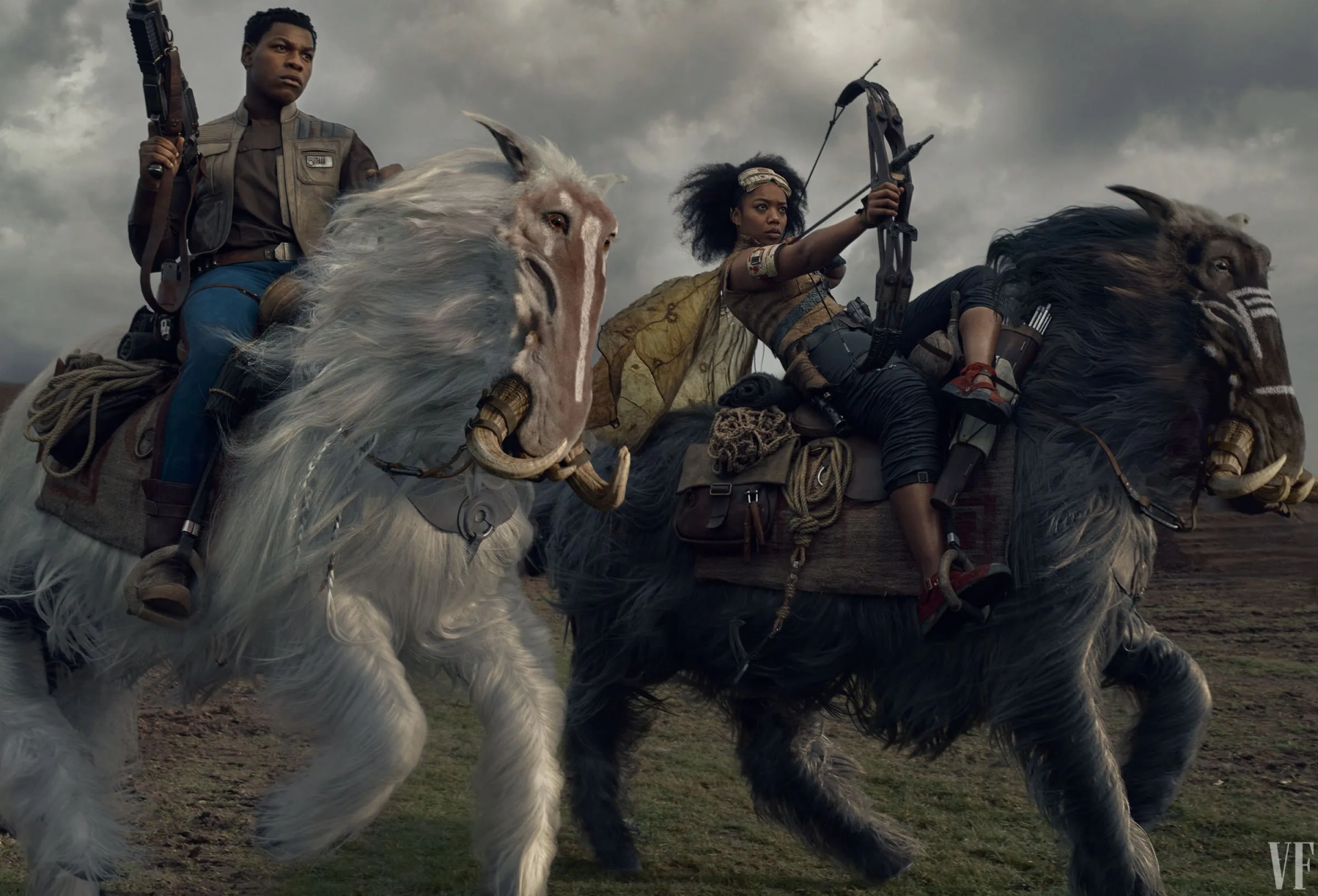 John Boyega and Naomi Ackie in Star Wars: Episode IX - The Rise of Skywalker (2019)