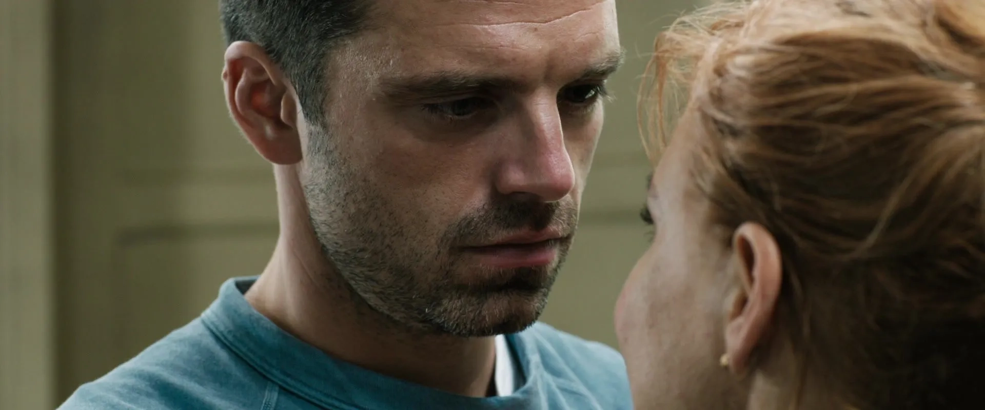 Jessica Chastain and Sebastian Stan in The 355 (2022)