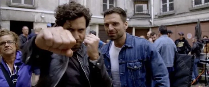 Edgar Ramírez and Sebastian Stan in The 355 (2022)