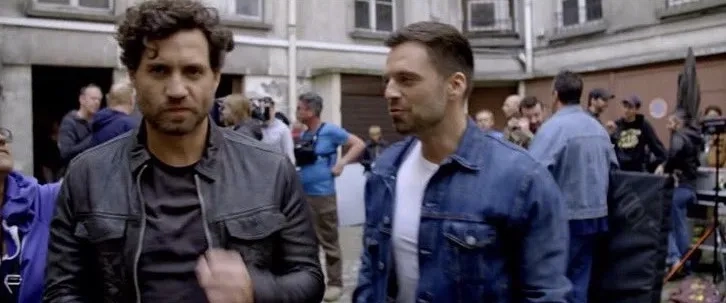 Edgar Ramírez and Sebastian Stan in The 355 (2022)